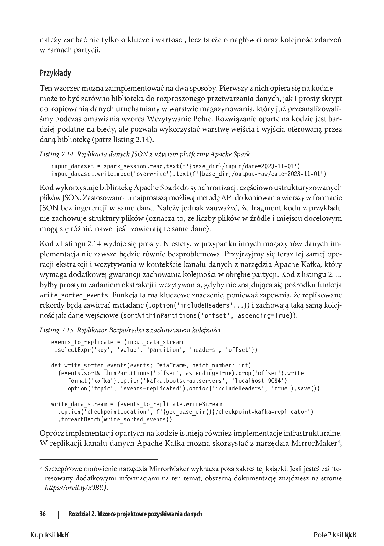 Fragment „Wzorce projektowe w inżynierii danych. Sprawdzone rozwiązania i dobre praktyki” — strona 22 z 30