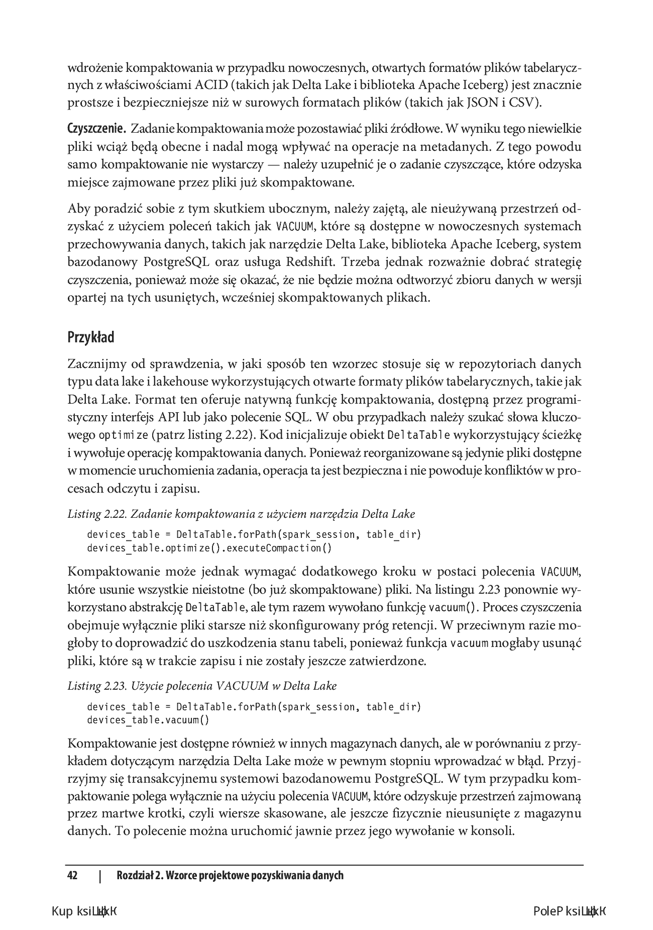 Fragment „Wzorce projektowe w inżynierii danych. Sprawdzone rozwiązania i dobre praktyki” — strona 28 z 30