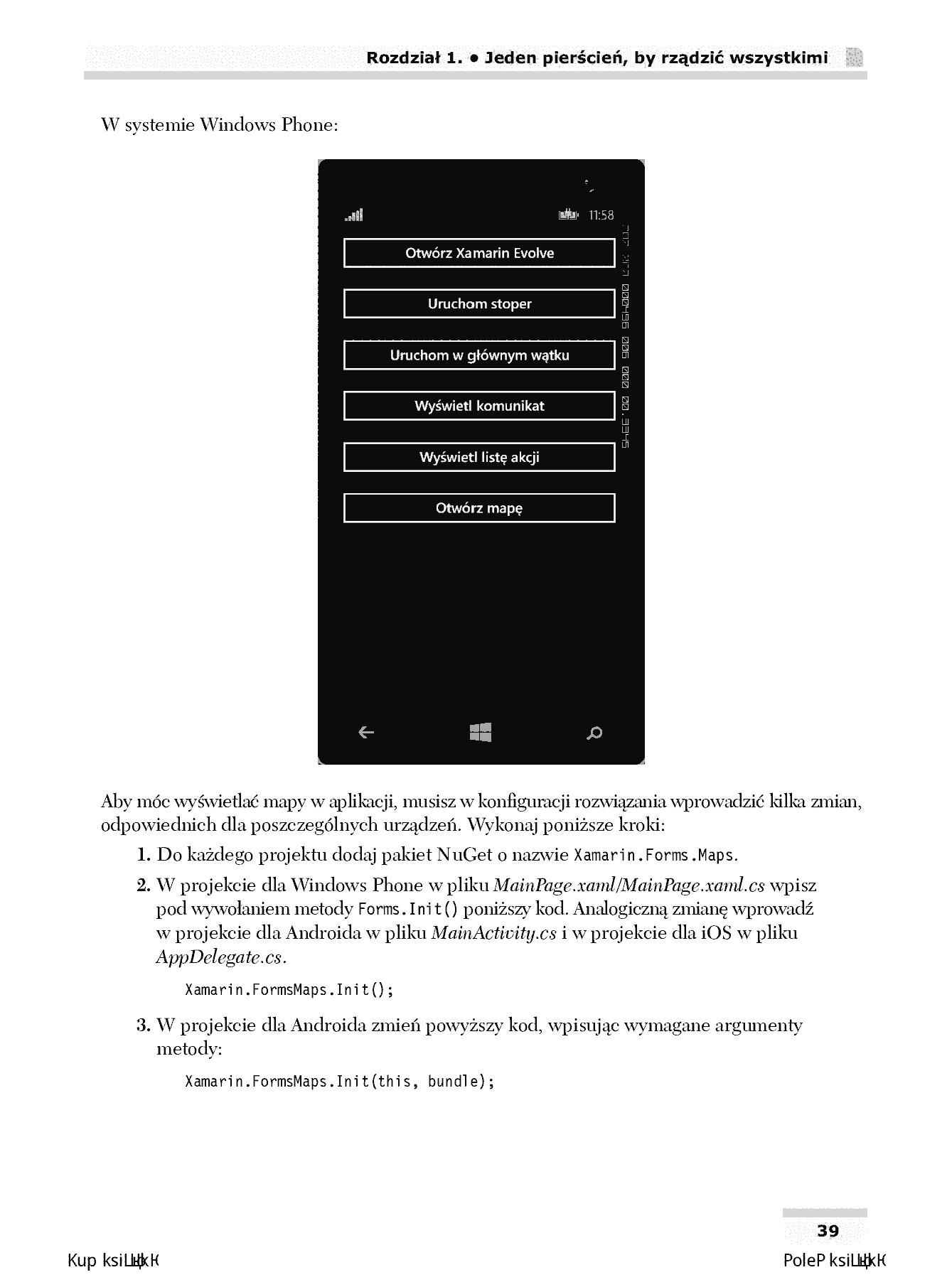 Fragment „Xamarin. Tworzenie aplikacji cross-platform. Receptury” — strona 27 z 30