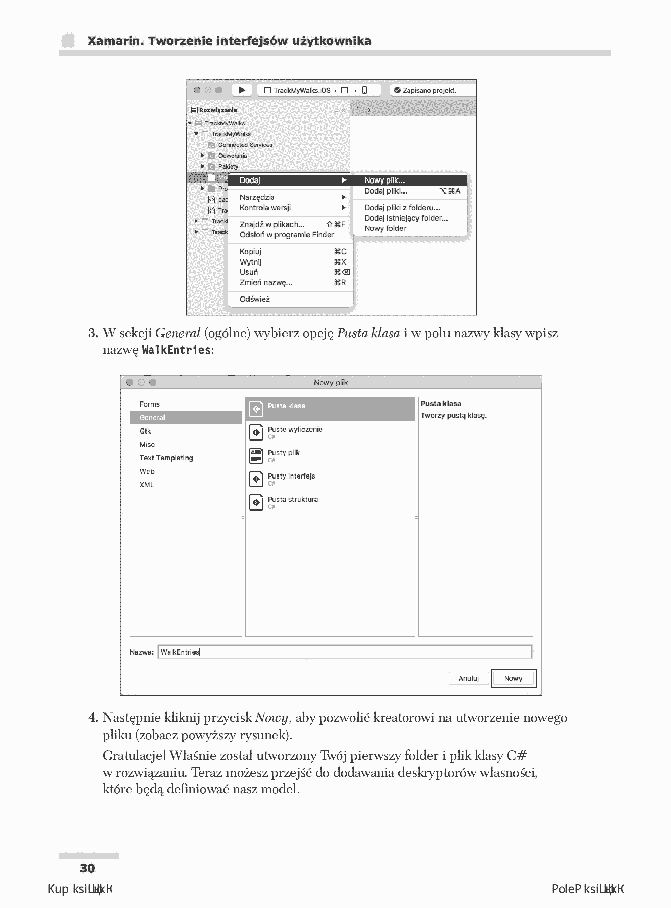 Fragment „Xamarin. Tworzenie interfejsów użytkownika” — strona 16 z 30