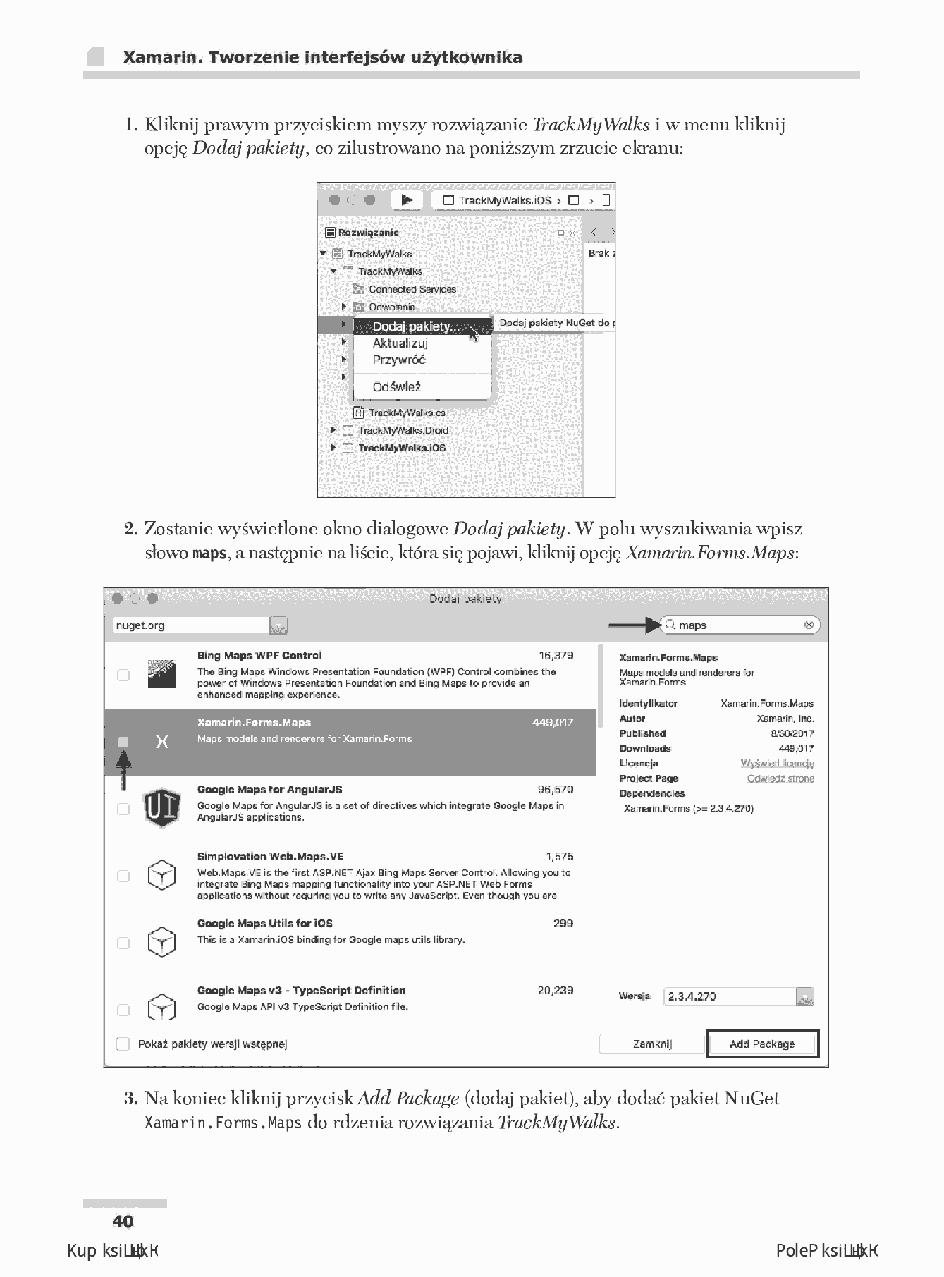 Fragment „Xamarin. Tworzenie interfejsów użytkownika” — strona 26 z 30