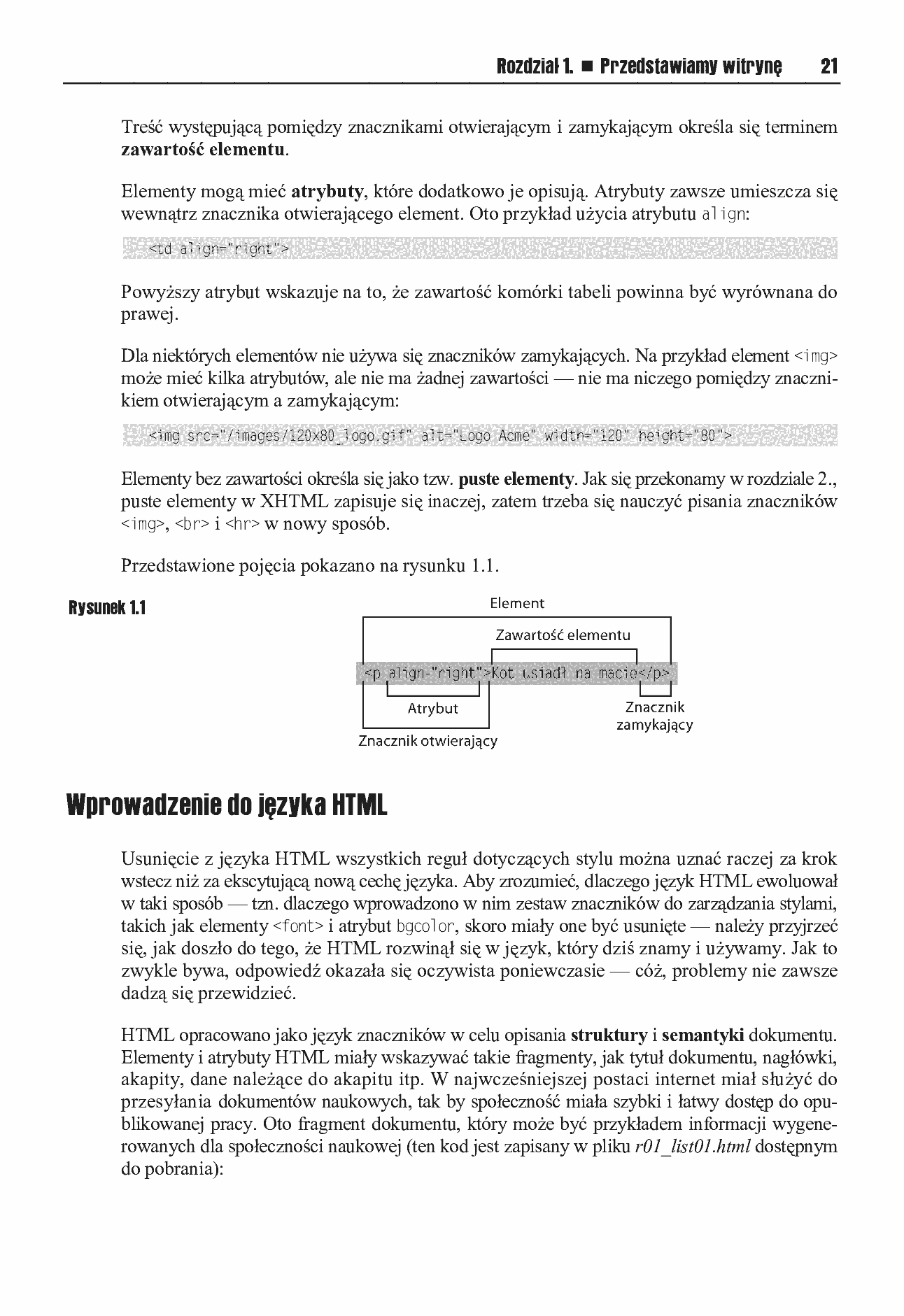 Fragment „XHTML i CSS. Dostępne witryny internetowe” — strona 10 z 30