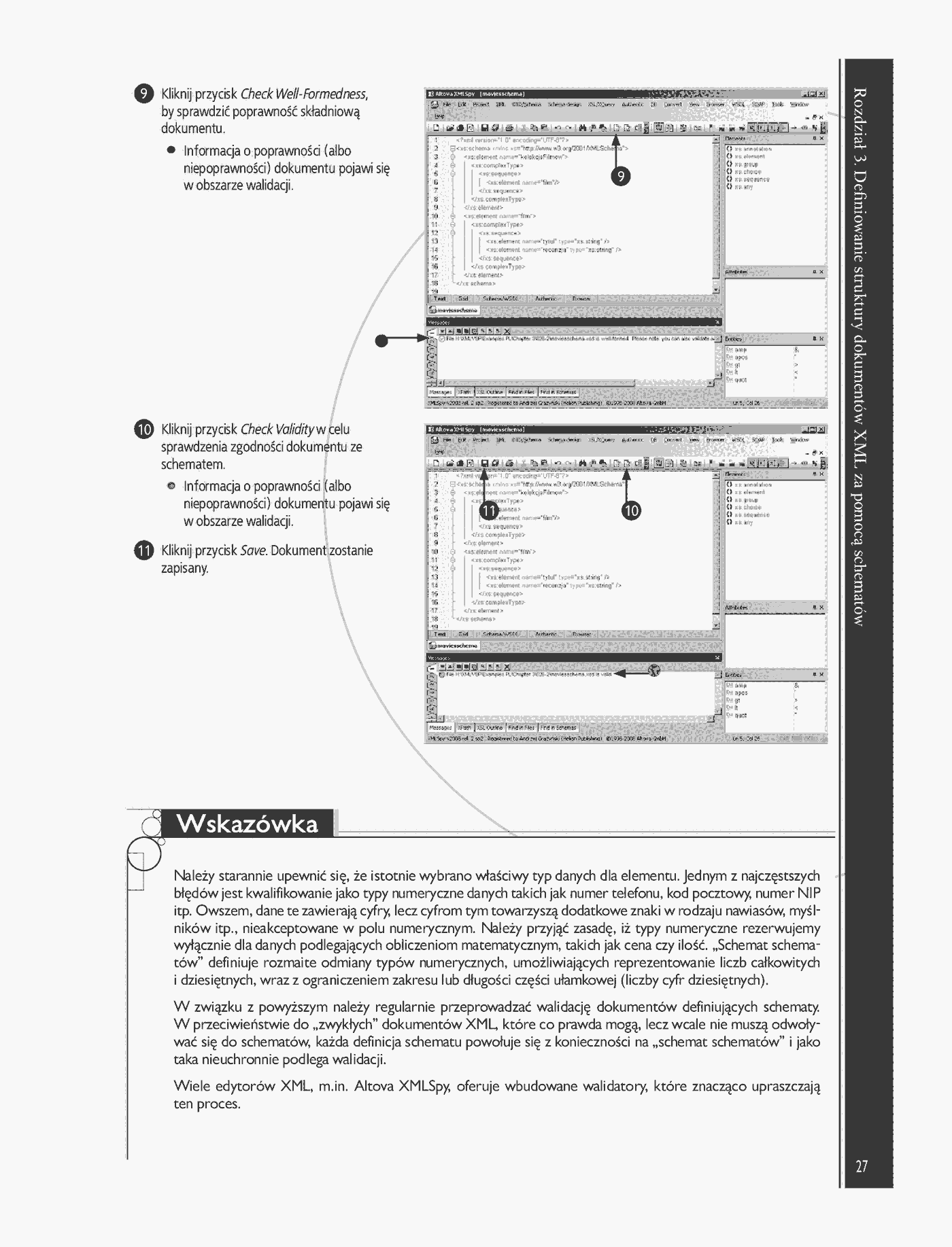 Fragment „XML. Tworzenie stron WWW z wykorzystaniem XML, CSS, XHTML oraz XSLT. Niebieski podręcznik” — strona 15 z 30
