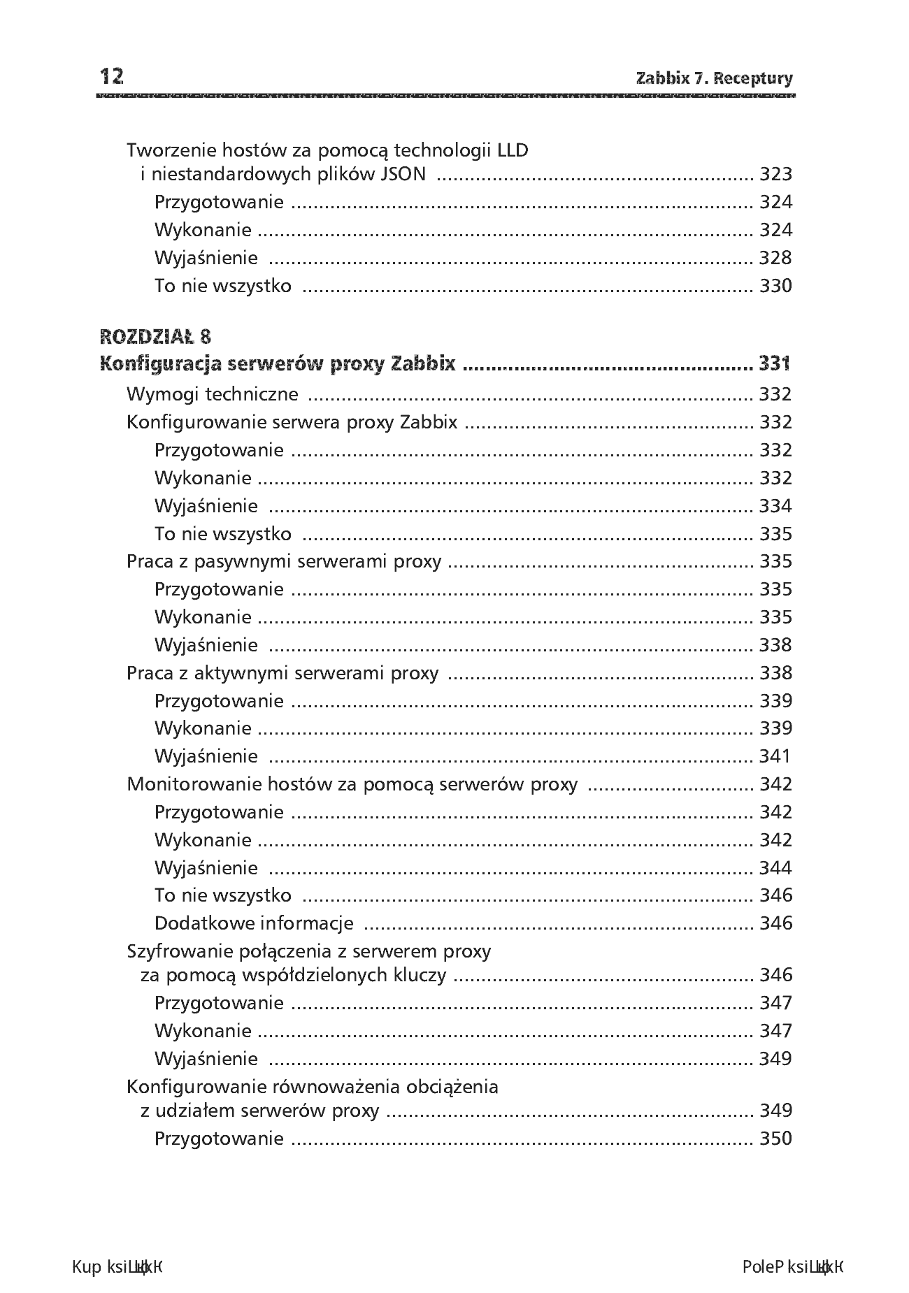Fragment „Zabbix 7. Receptury. Nowe funkcje projektowania, wdrażania i optymalizacji monitoringu infrastruktury IT. Wydanie III” — strona 10 z 30