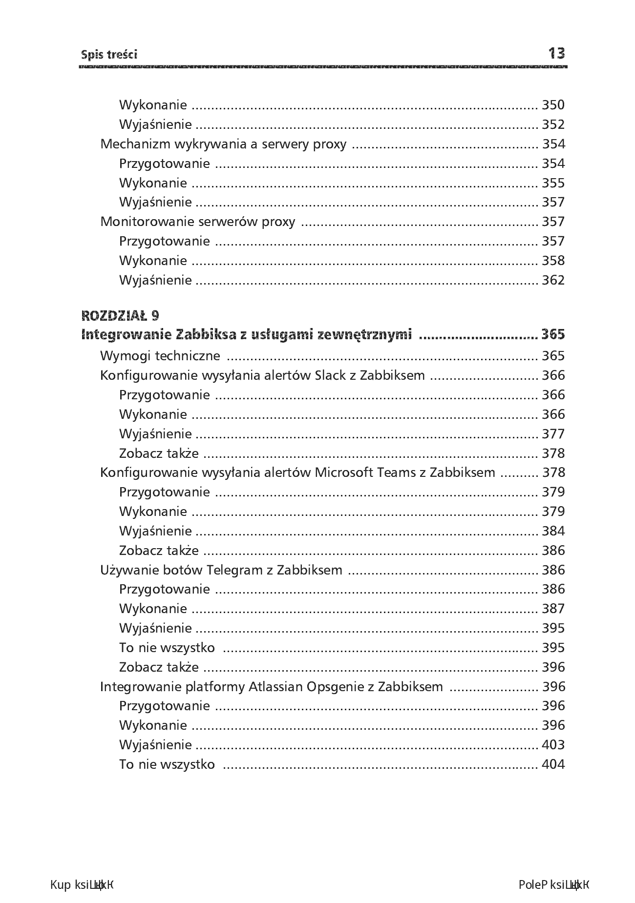 Fragment „Zabbix 7. Receptury. Nowe funkcje projektowania, wdrażania i optymalizacji monitoringu infrastruktury IT. Wydanie III” — strona 11 z 30