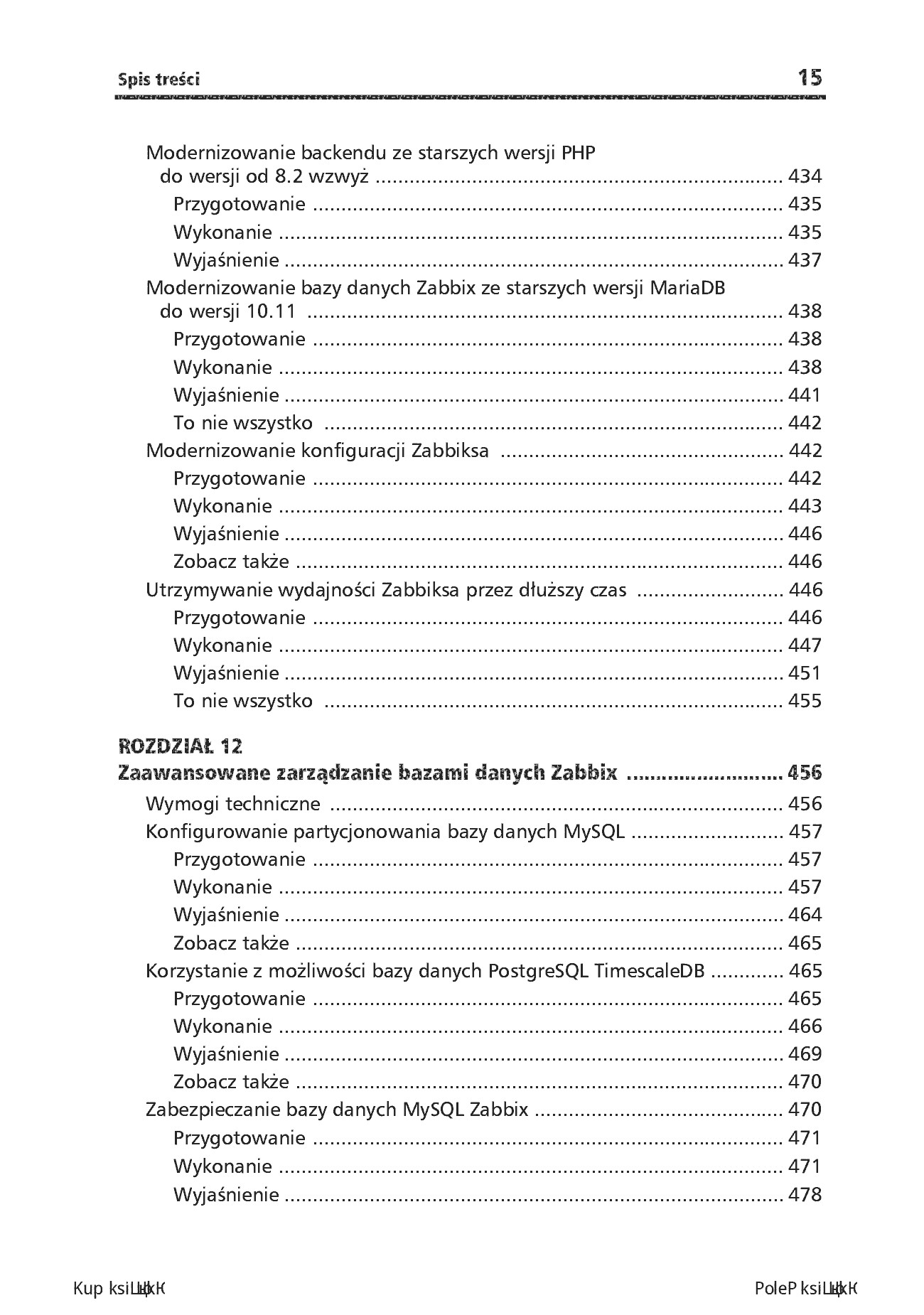 Fragment „Zabbix 7. Receptury. Nowe funkcje projektowania, wdrażania i optymalizacji monitoringu infrastruktury IT. Wydanie III” — strona 13 z 30