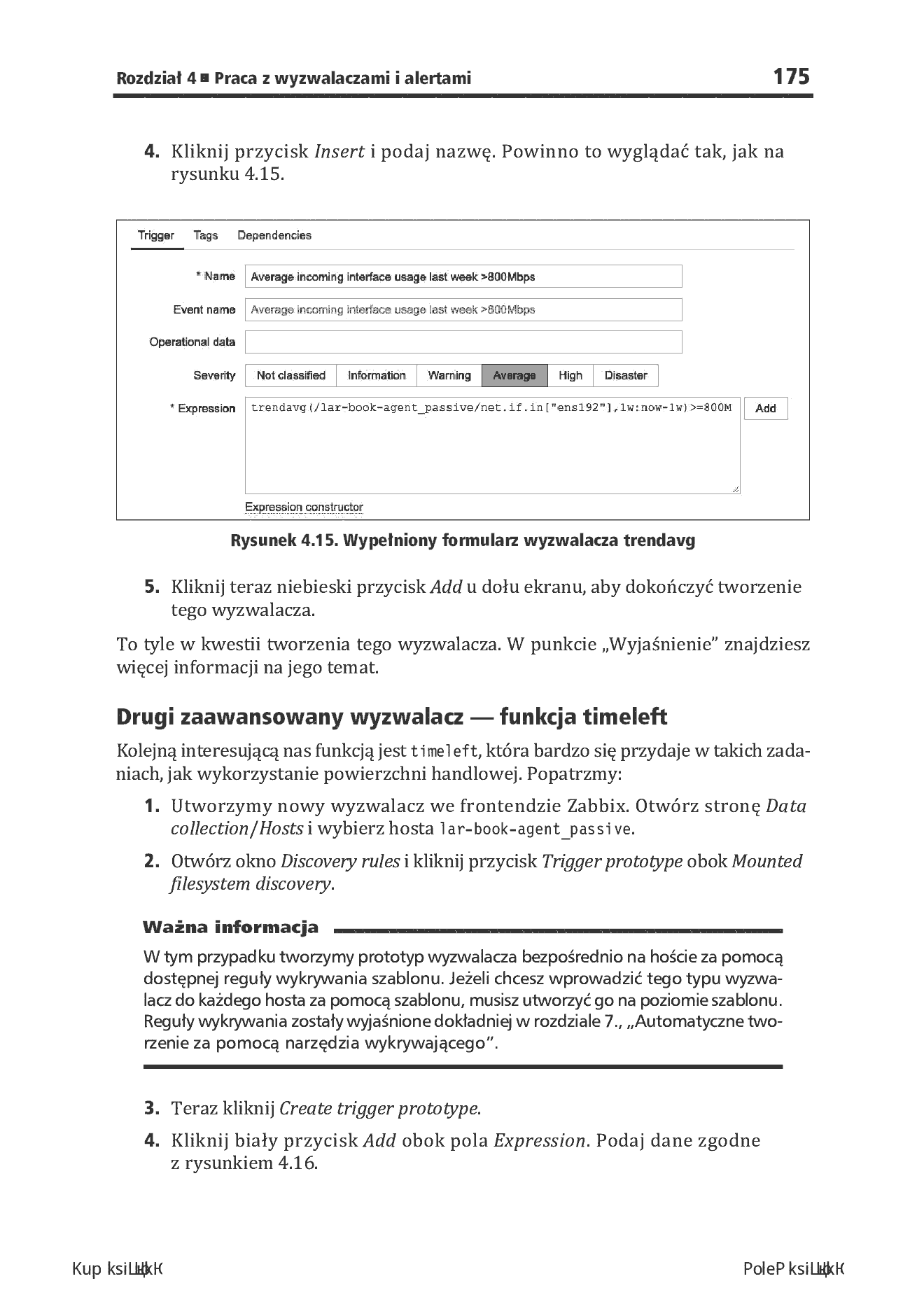 Fragment „Zabbix 7. Receptury. Nowe funkcje projektowania, wdrażania i optymalizacji monitoringu infrastruktury IT. Wydanie III” — strona 29 z 30