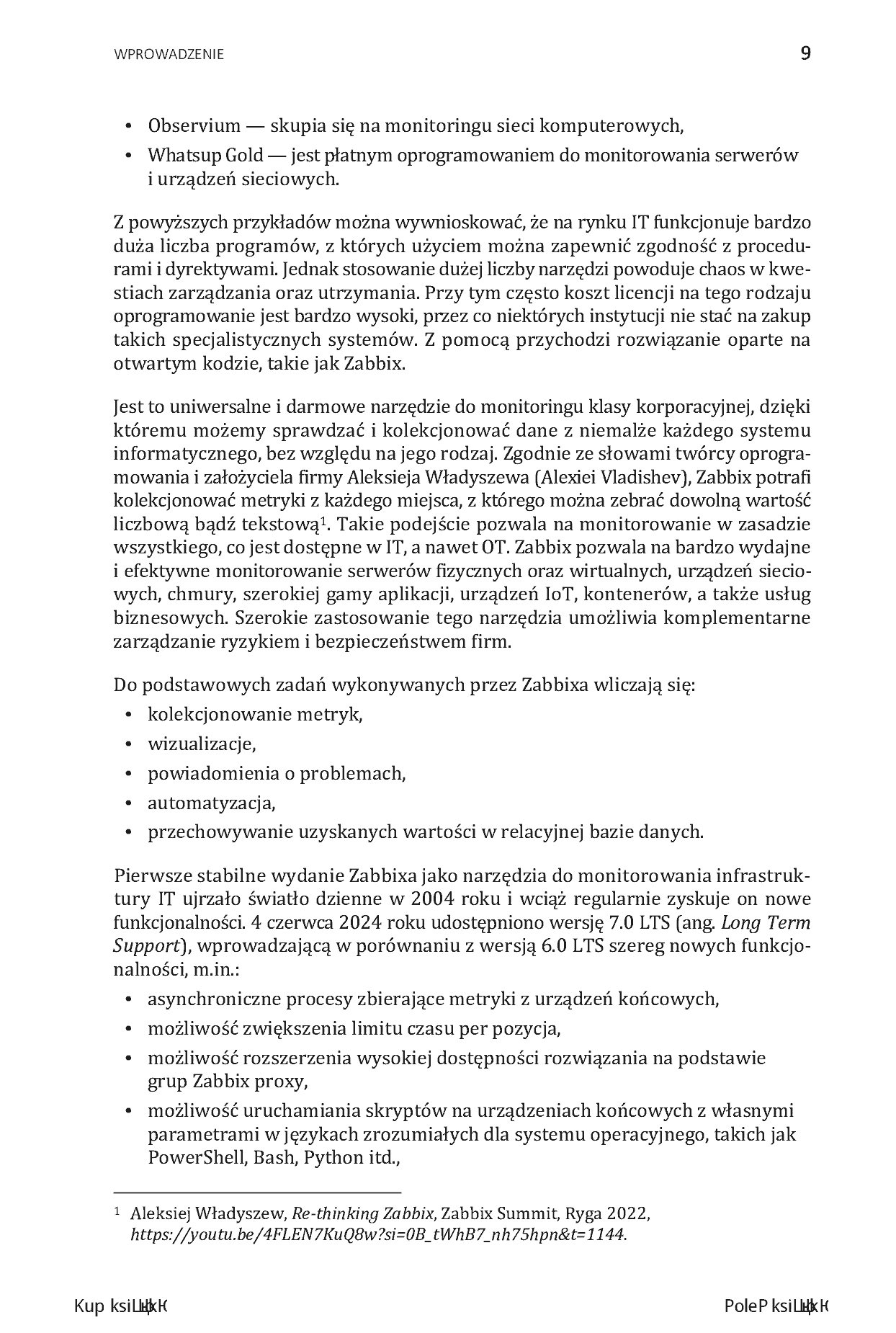 Fragment „Zabbix 7.0. Efektywny monitoring infrastruktury IT dla każdego” — strona 7 z 16