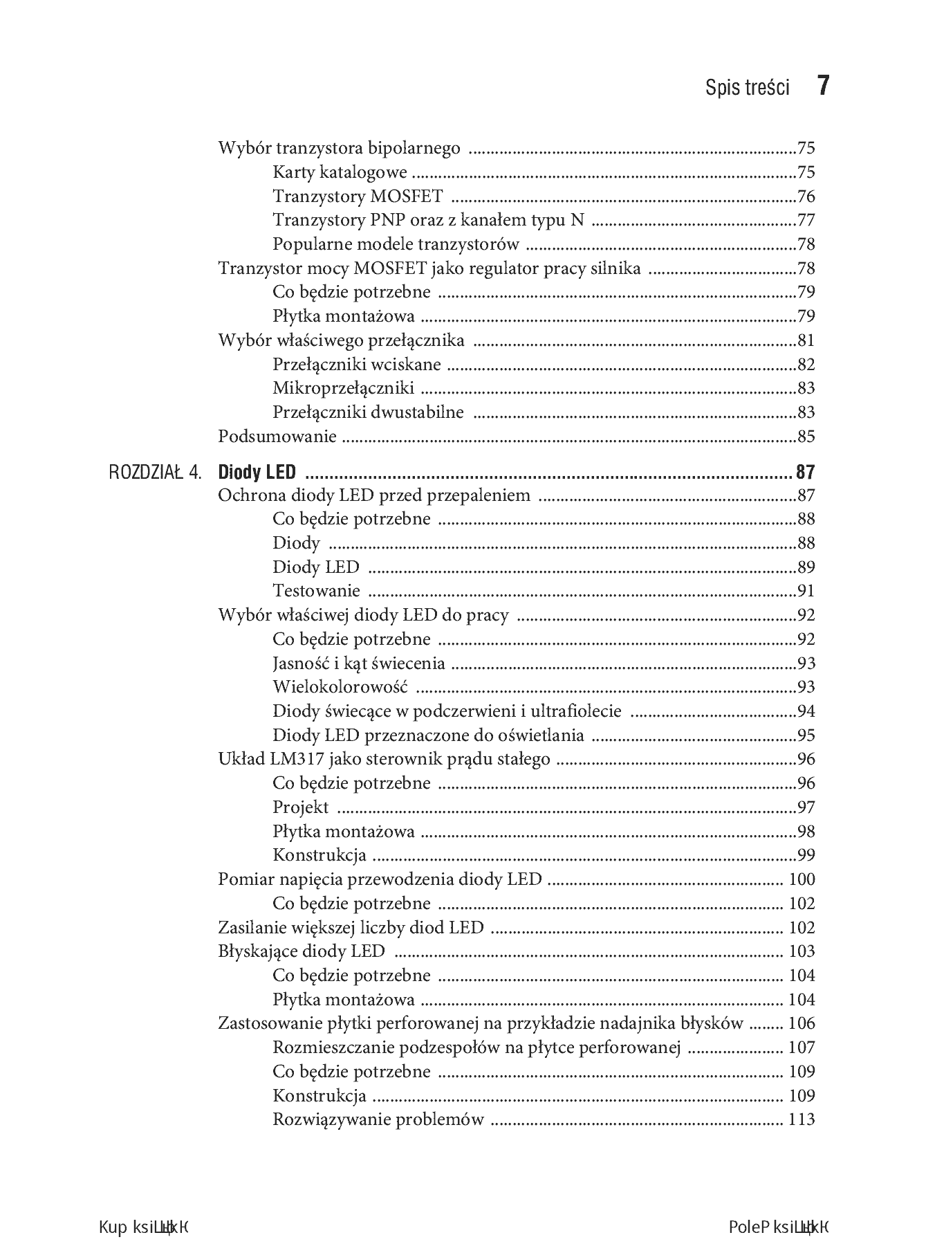 Fragment „Zabawy z elektroniką. Ilustrowany przewodnik dla wynalazców i pasjonatów” — strona 5 z 30