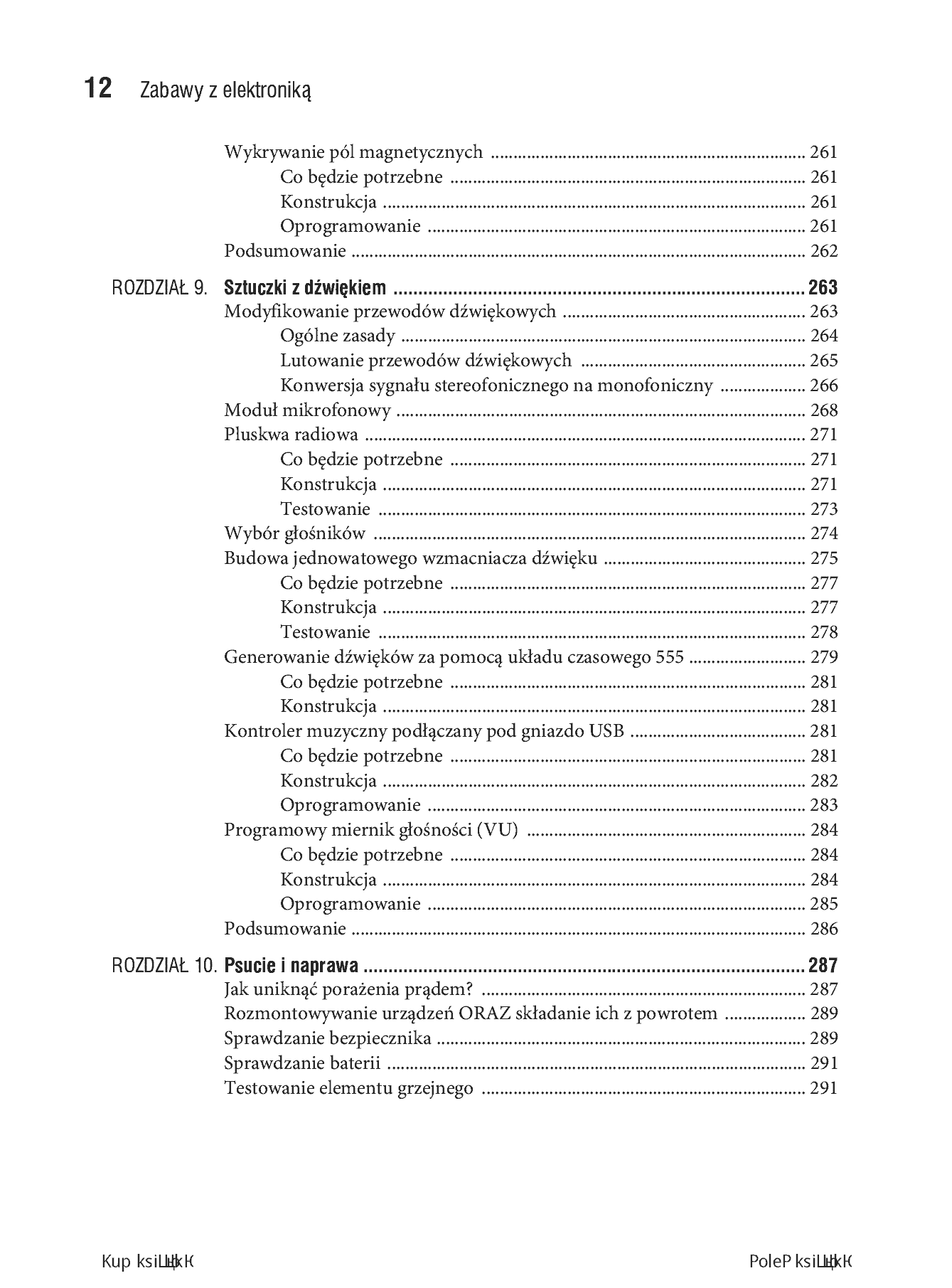Fragment „Zabawy z elektroniką. Ilustrowany przewodnik dla wynalazców i pasjonatów” — strona 10 z 30