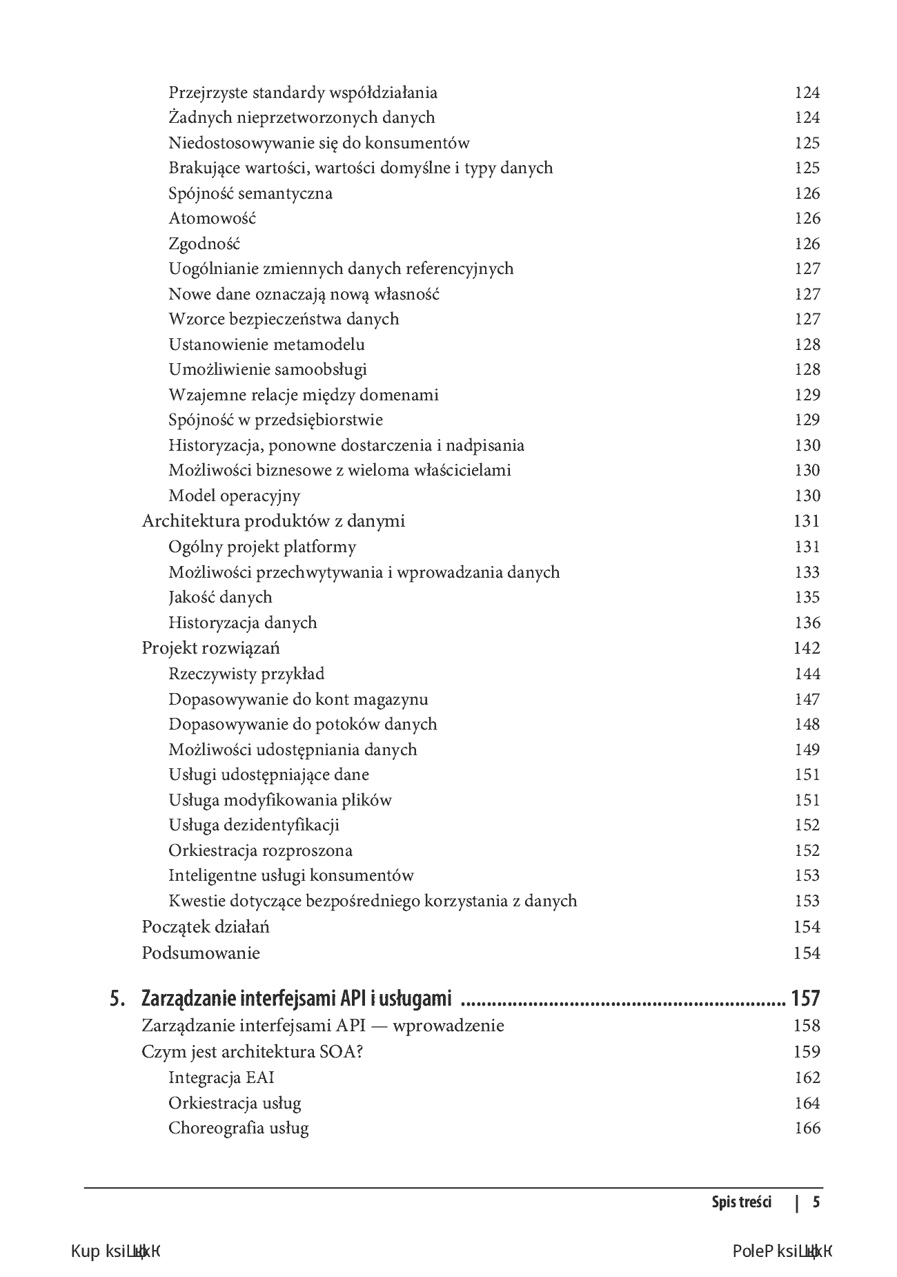 Fragment „Zarządzanie danymi w zbiorach o dużej skali. Nowoczesna architektura z siatką danych i technologią Data Fabric. Wydanie II” — strona 5 z 30