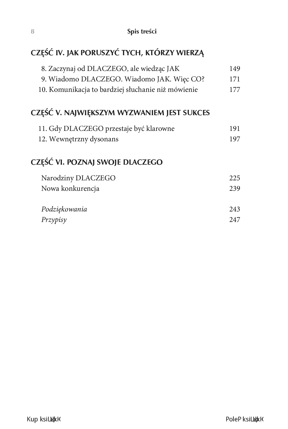 Fragment „Zaczynaj od DLACZEGO. Jak wielcy liderzy inspirują innych do działania. Wydanie II uzupełnione” — strona 4 z 22