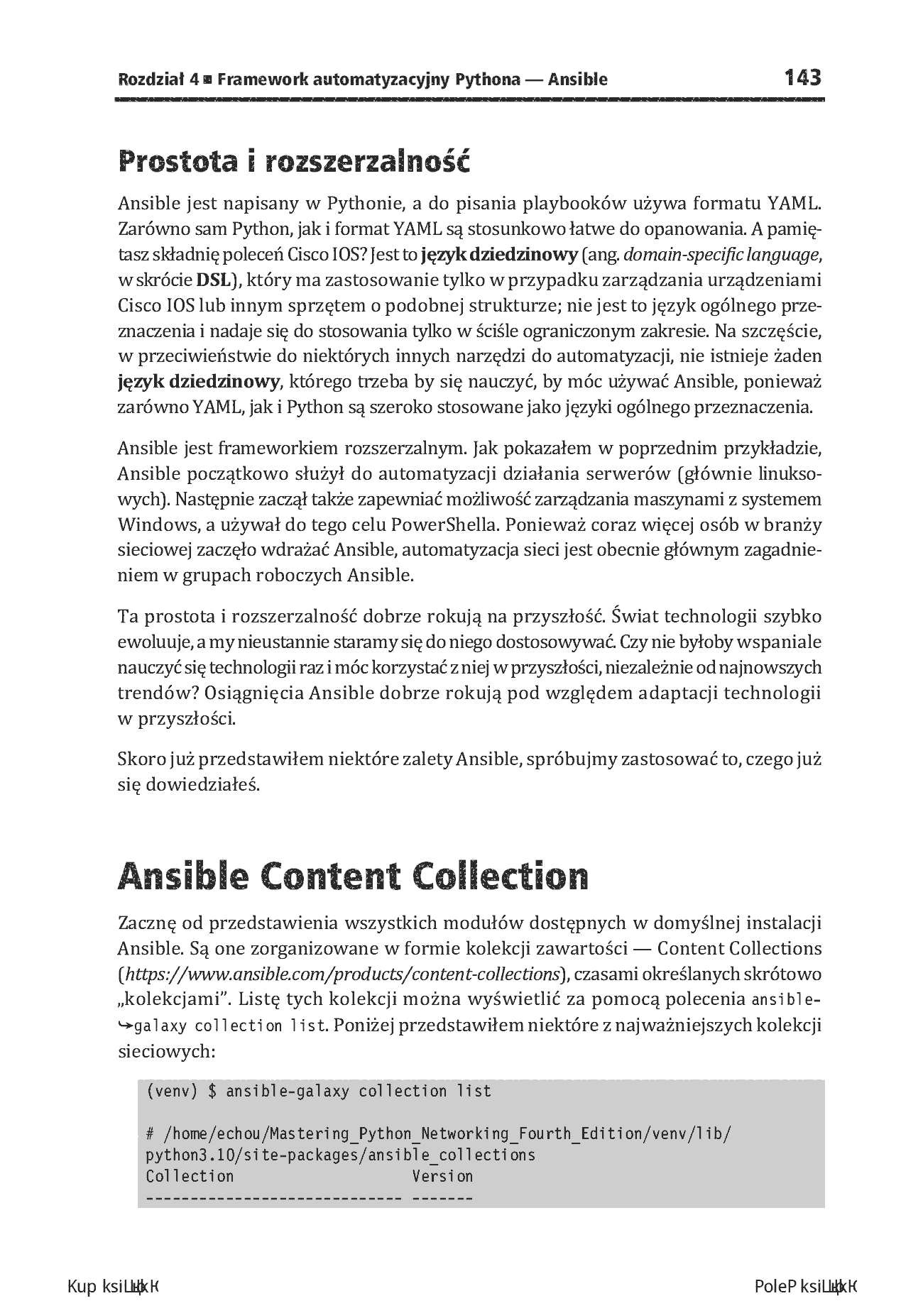 Fragment „Zaawansowana inżynieria sieci w Pythonie. Automatyzacja, monitorowanie i zarządzanie chmurą. Wydanie IV” — strona 23 z 30
