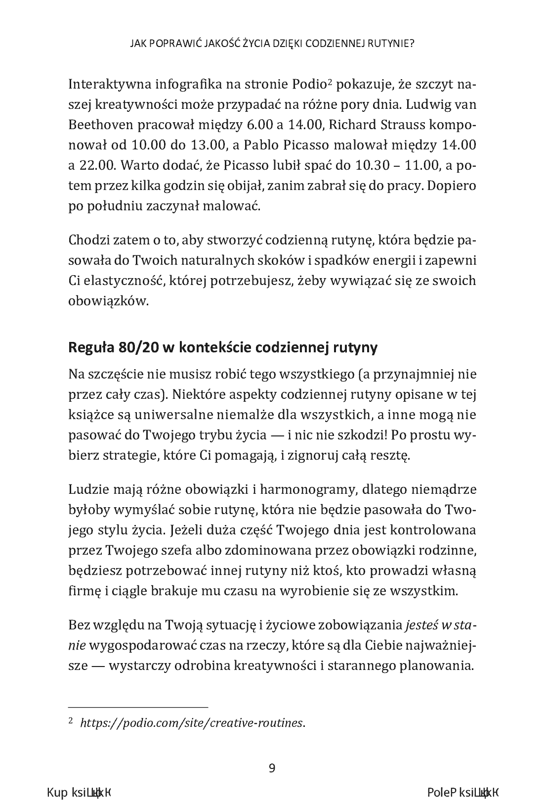 Fragment „Wykorzystaj lepiej każdy dzień. Jak zoptymalizować 6 kluczowych obszarów codziennej rutyny” — strona 7 z 30