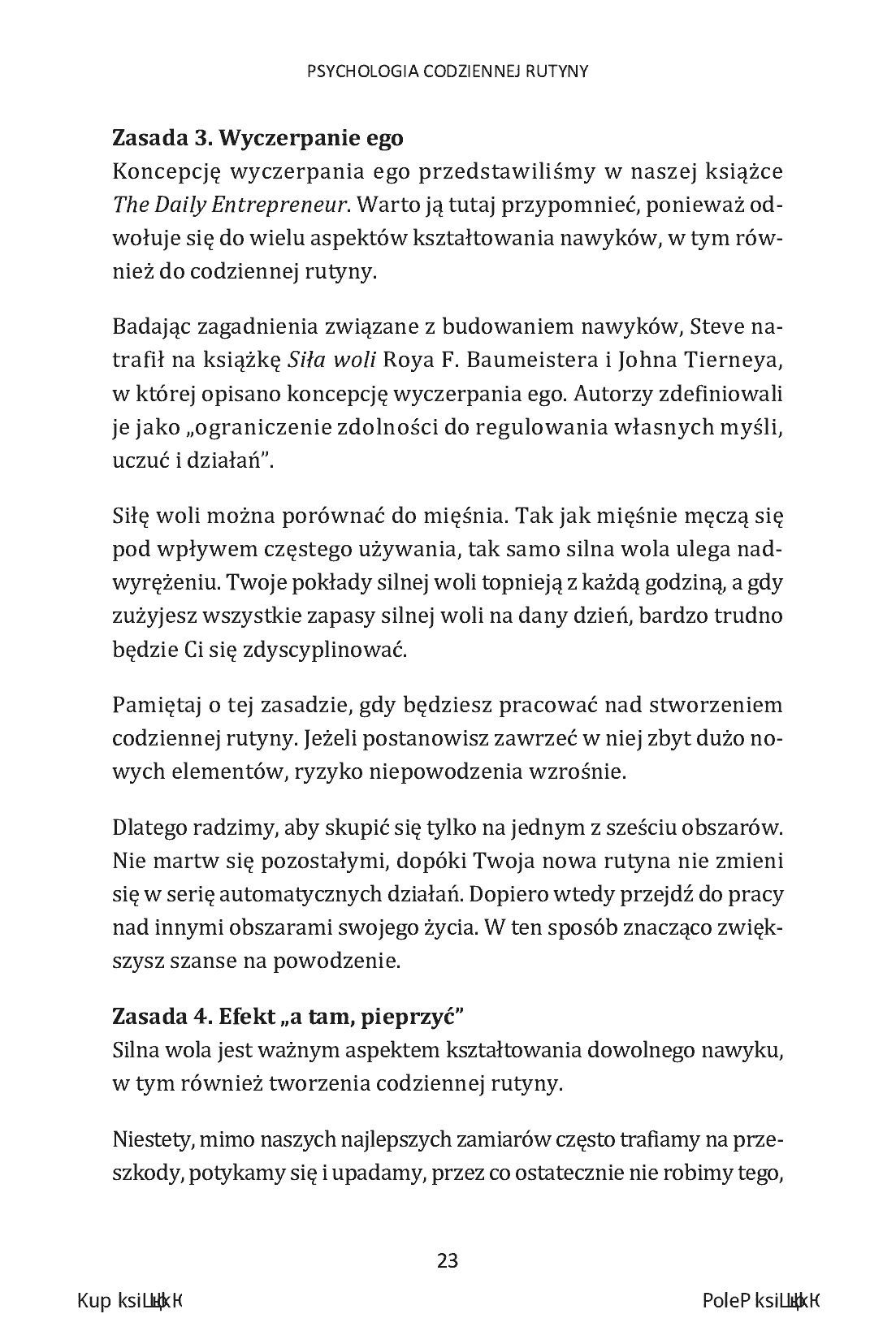 Fragment „Wykorzystaj lepiej każdy dzień. Jak zoptymalizować 6 kluczowych obszarów codziennej rutyny” — strona 21 z 30