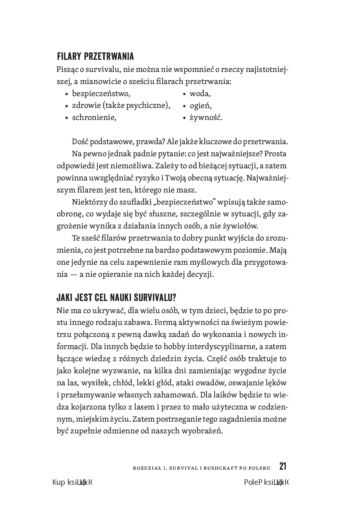 Fragment „Leśny niezbędnik rodzinny. Poradnik survivalu i bushcraftu” — strona 17 z 26