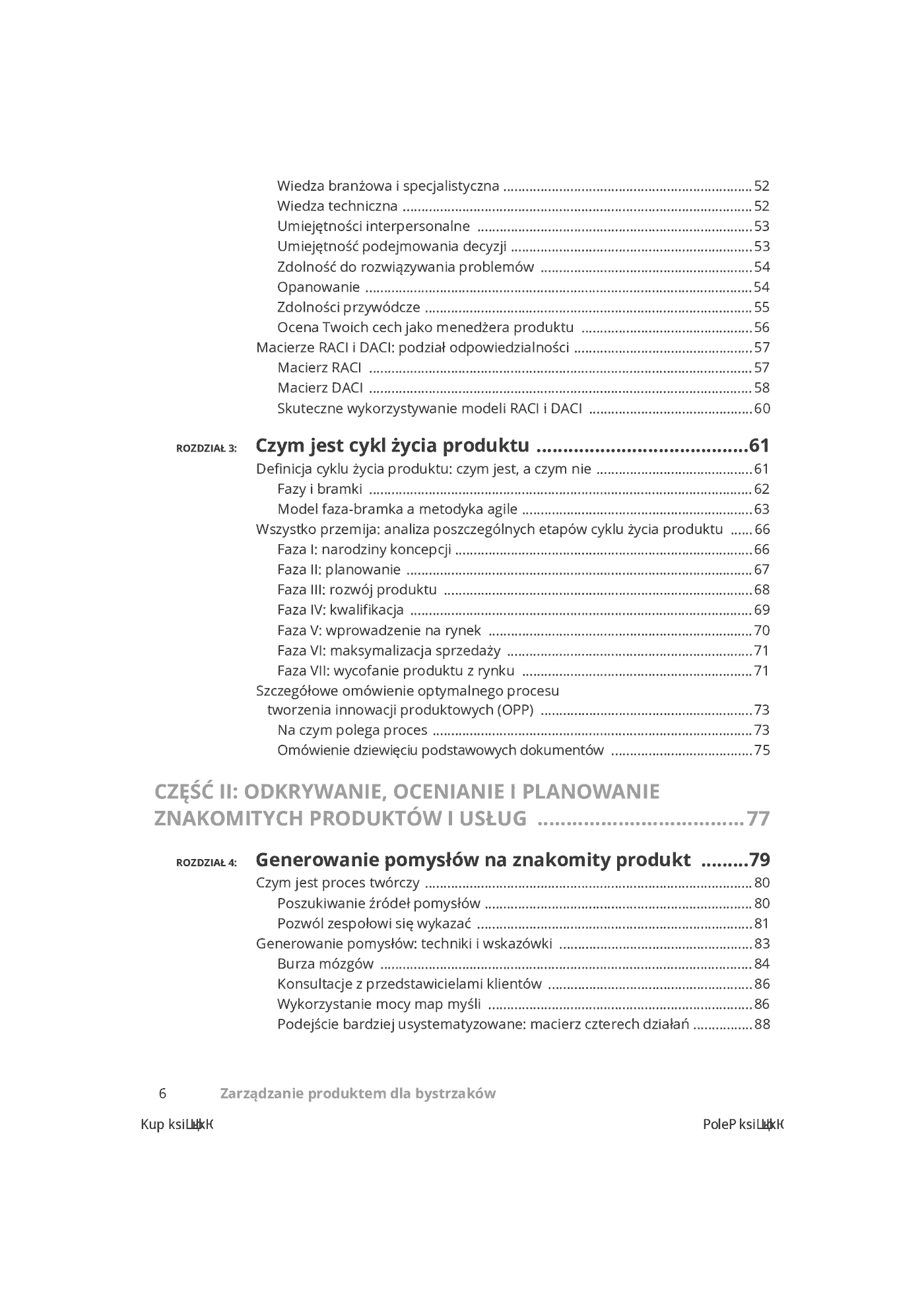 Fragment „Zarządzanie produktem dla bystrzaków” — strona 4 z 28