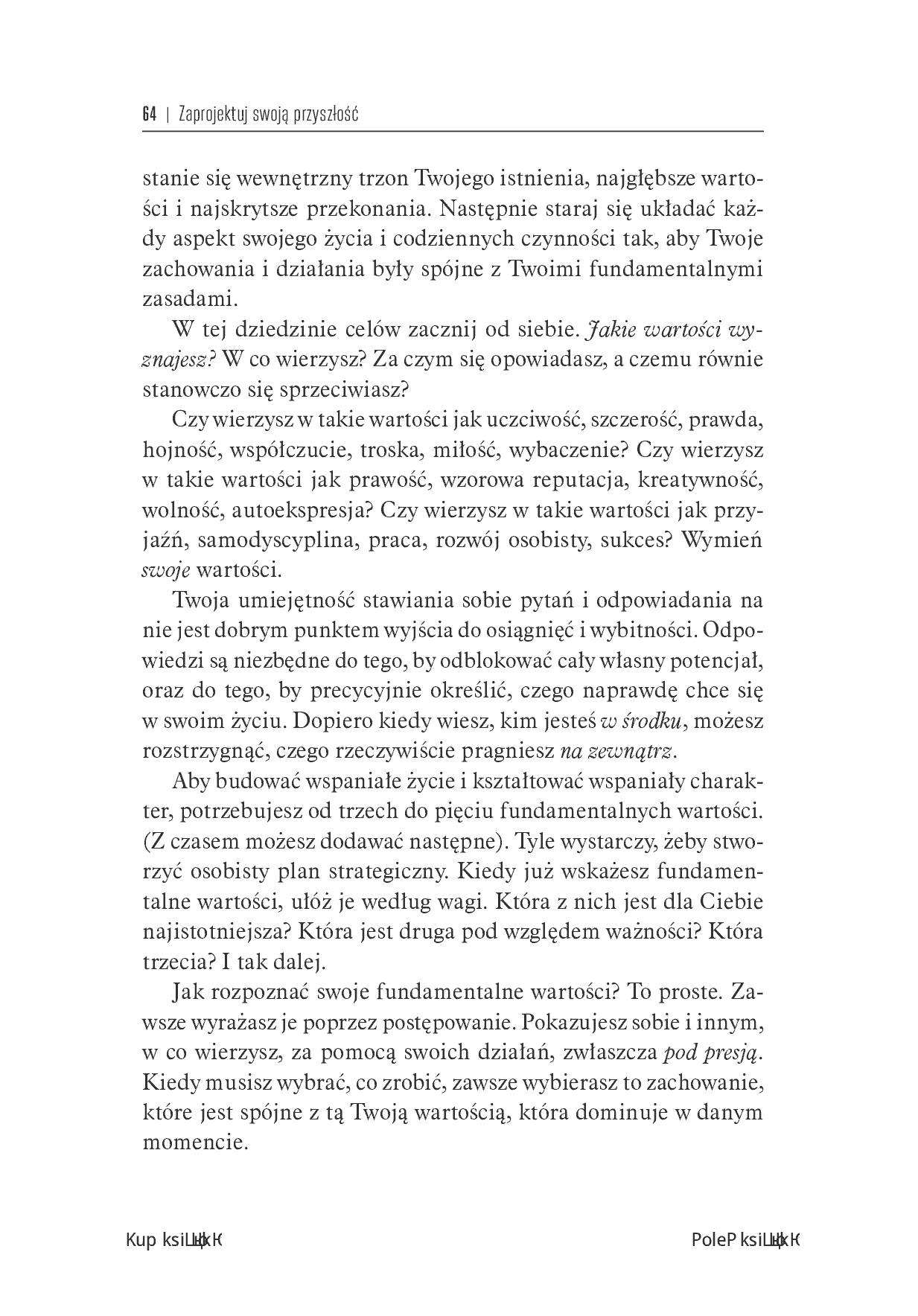 Fragment „Zaprojektuj swoją przyszłość. 12 zasad osiągnięcia bezgranicznego sukcesu” — strona 20 z 30