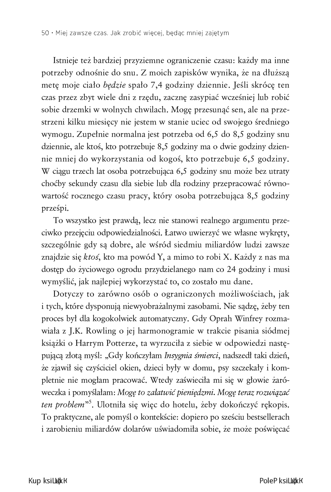 Fragment „Miej zawsze czas. Jak zrobić więcej, będąc mniej zajętym” — strona 30 z 30