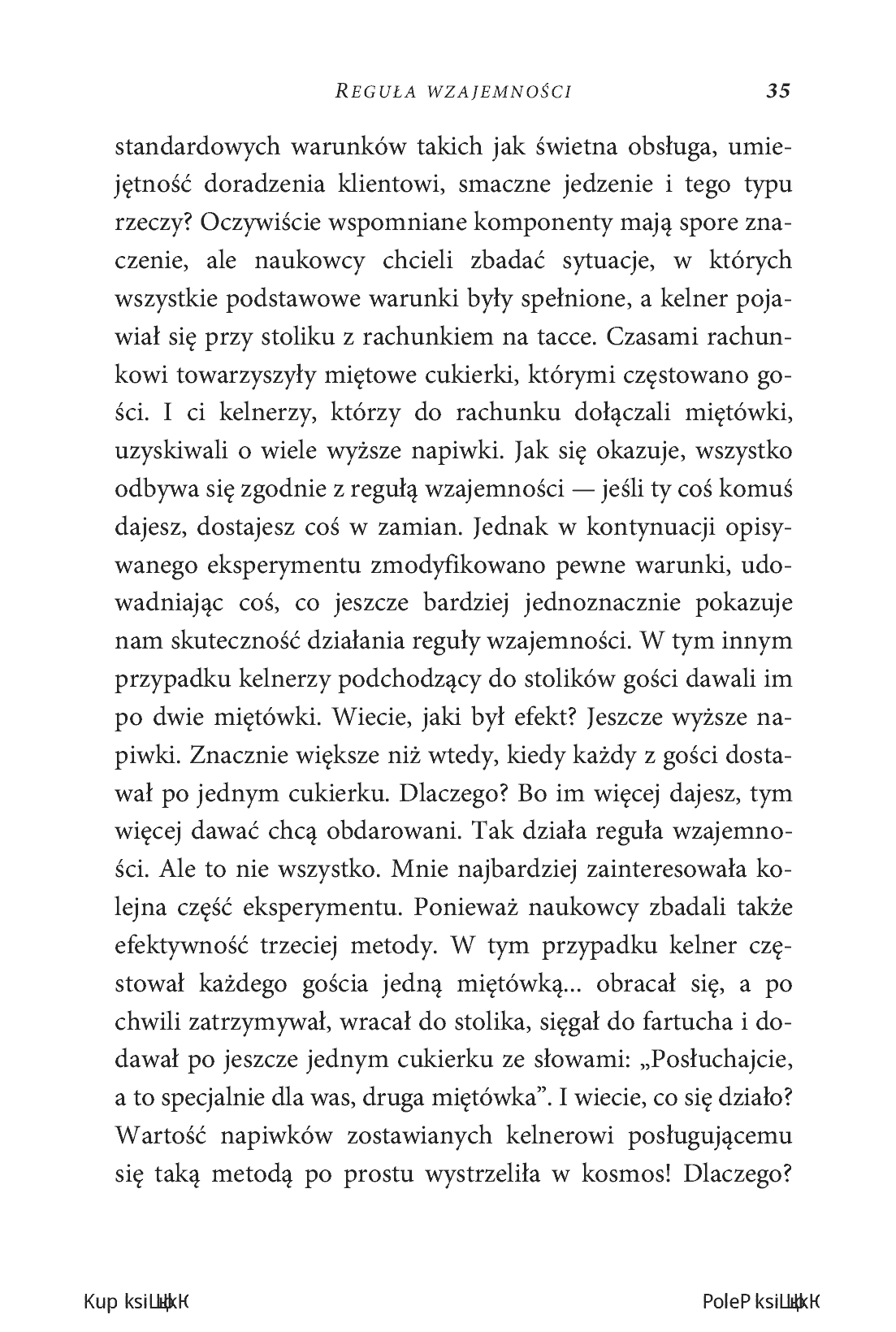 Fragment „Zasady wywierania wpływu na ludzi. Szkoła Cialdiniego” — strona 9 z 22
