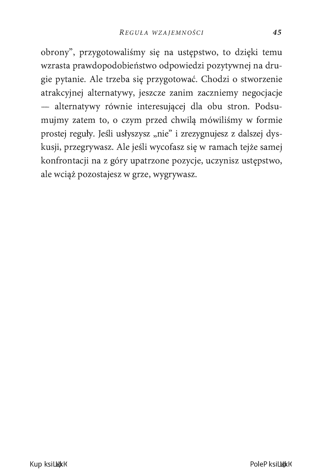 Fragment „Zasady wywierania wpływu na ludzi. Szkoła Cialdiniego” — strona 19 z 22