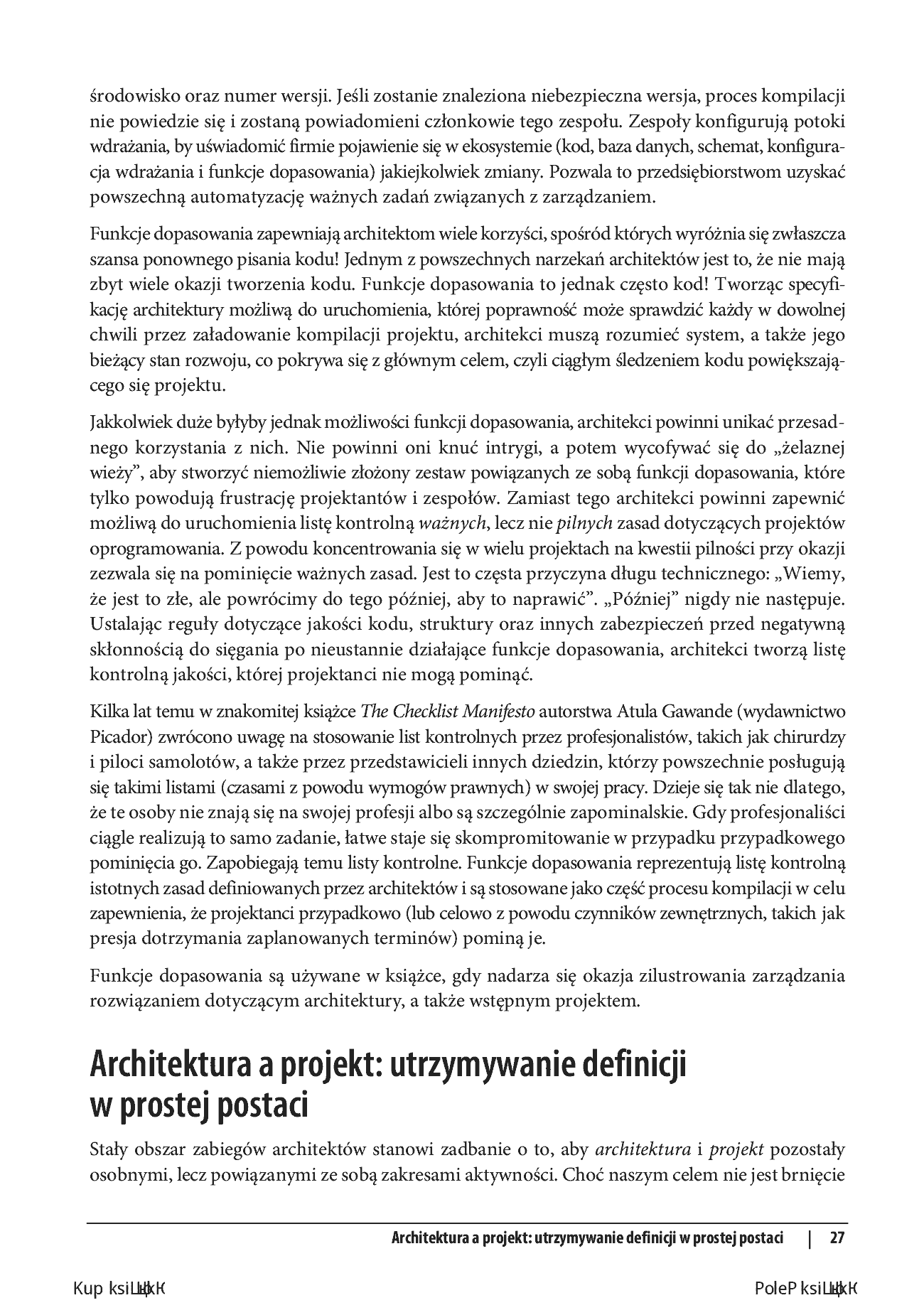 Fragment „Złożone zagadnienia architektury oprogramowania. Jak analizować kompromisy i podejmować trudne decyzje” — strona 21 z 30