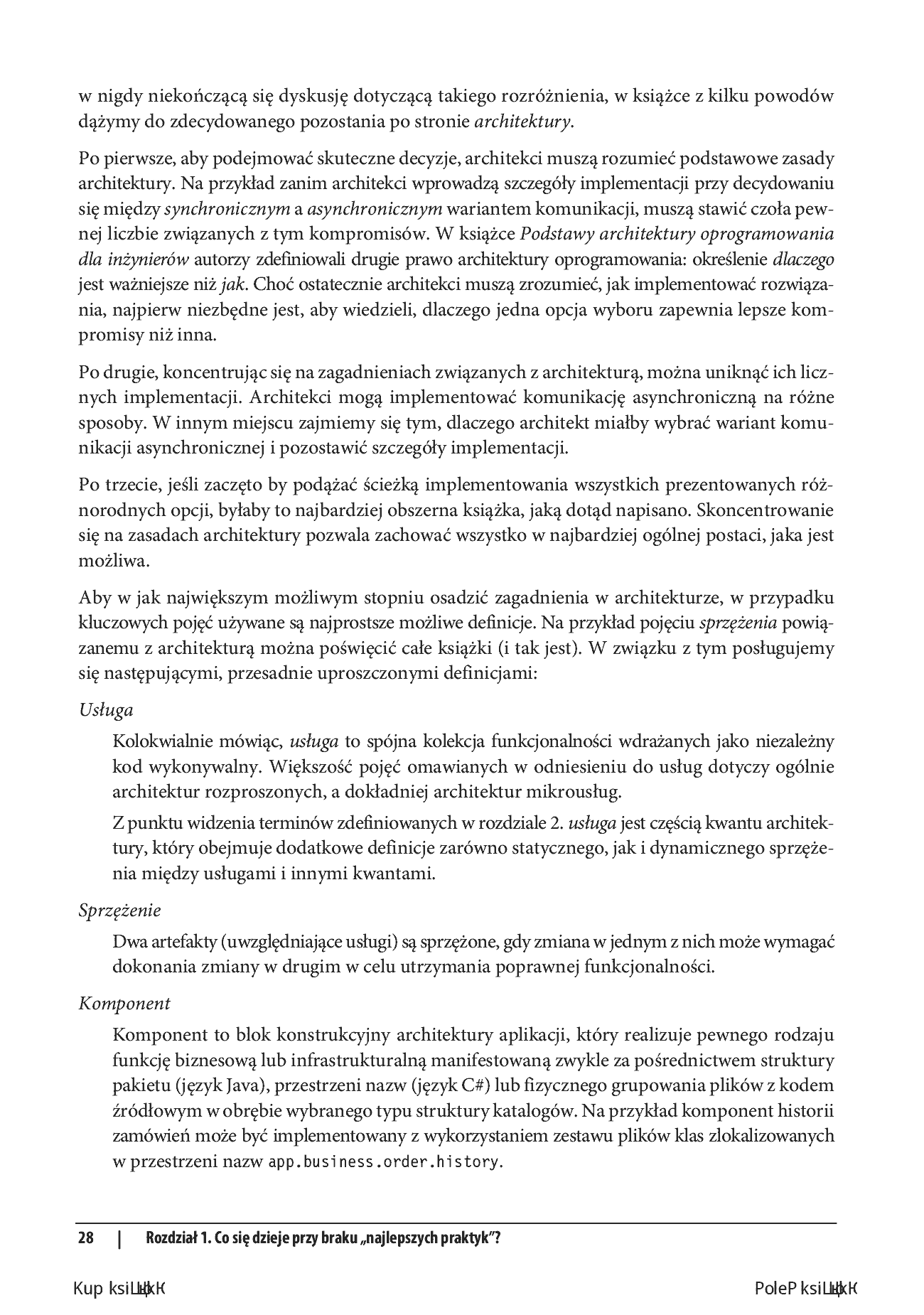 Fragment „Złożone zagadnienia architektury oprogramowania. Jak analizować kompromisy i podejmować trudne decyzje” — strona 22 z 30