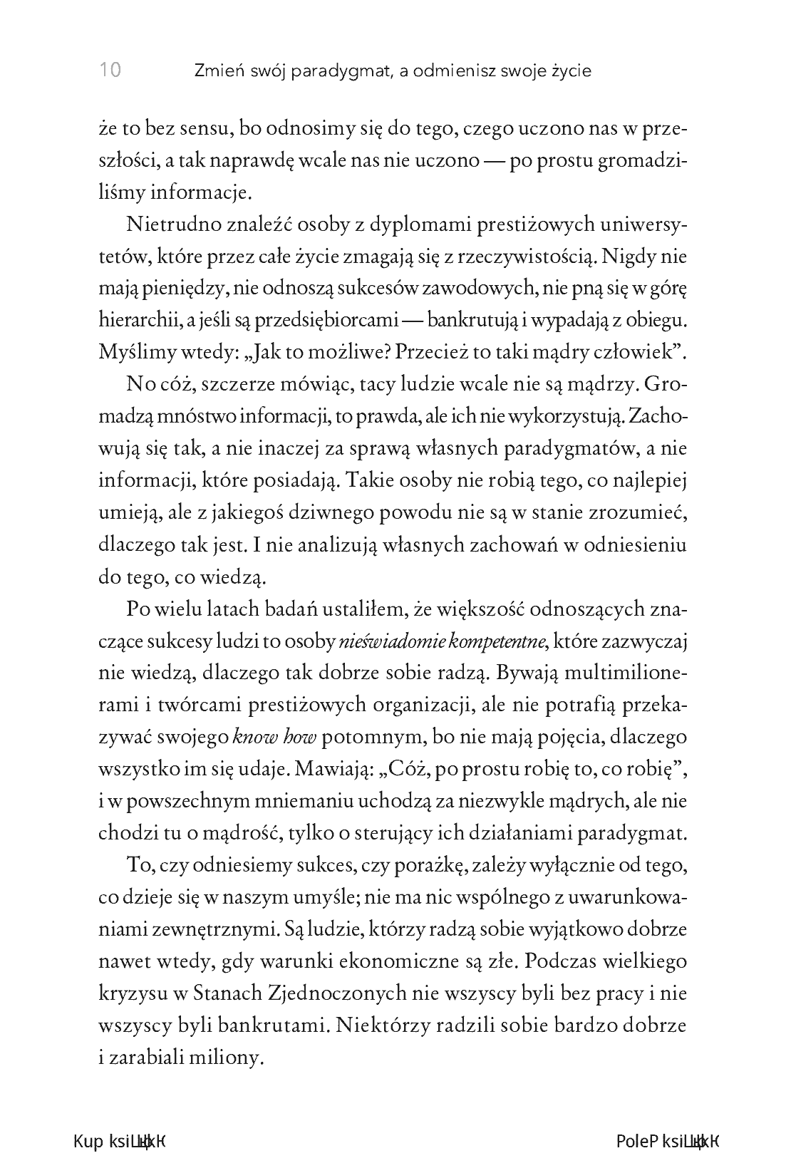 Fragment „Zmień swój paradygmat, a odmienisz swoje życie” — strona 6 z 24