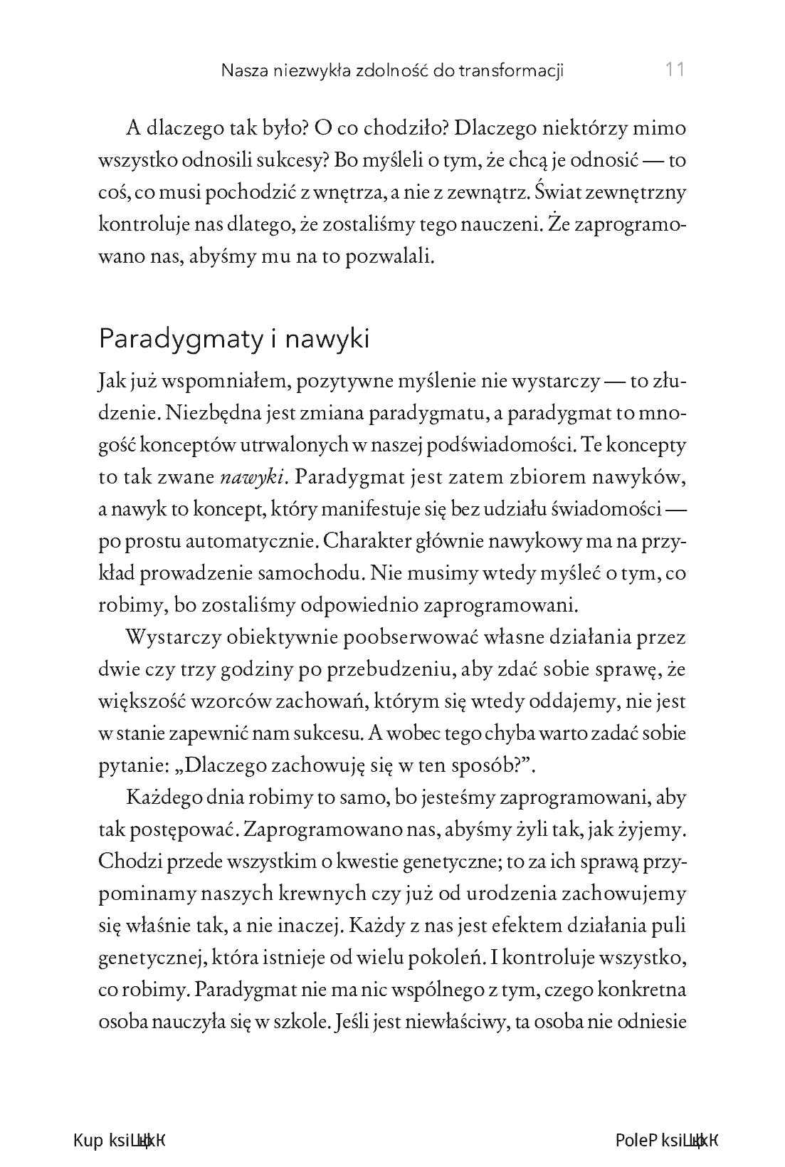 Fragment „Zmień swój paradygmat, a odmienisz swoje życie” — strona 7 z 24