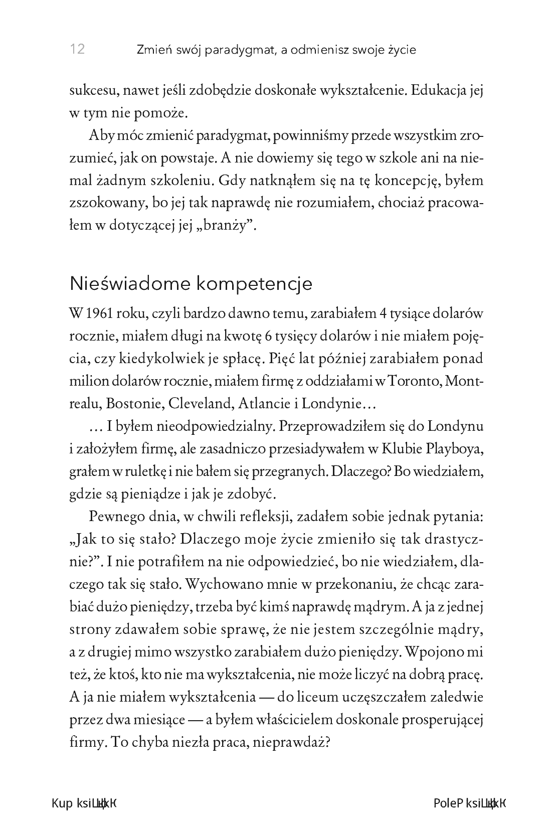 Fragment „Zmień swój paradygmat, a odmienisz swoje życie” — strona 8 z 24