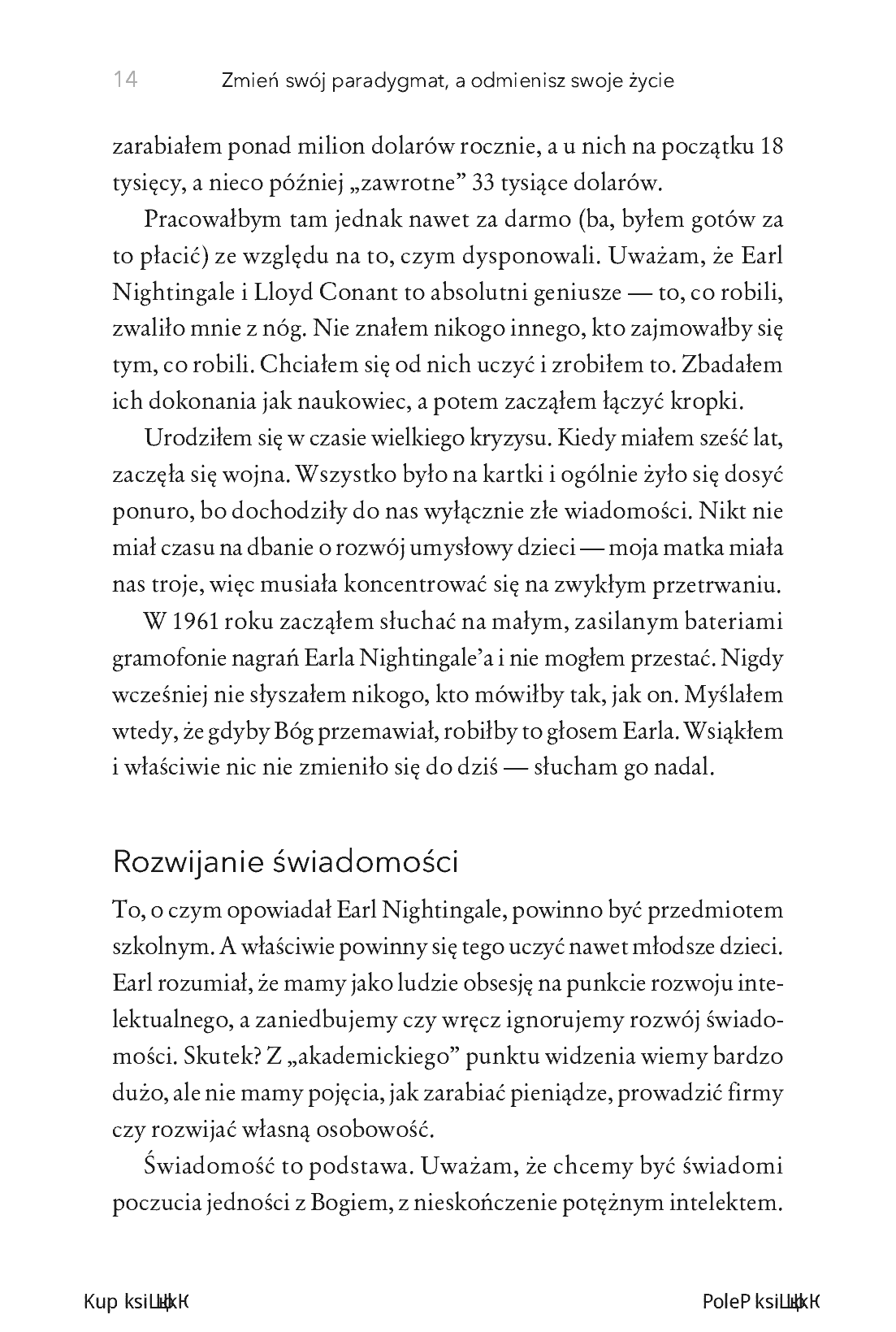 Fragment „Zmień swój paradygmat, a odmienisz swoje życie” — strona 10 z 24
