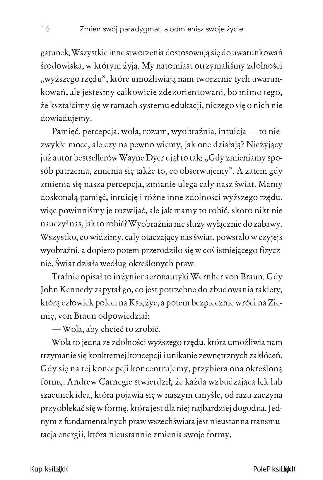 Fragment „Zmień swój paradygmat, a odmienisz swoje życie” — strona 12 z 24