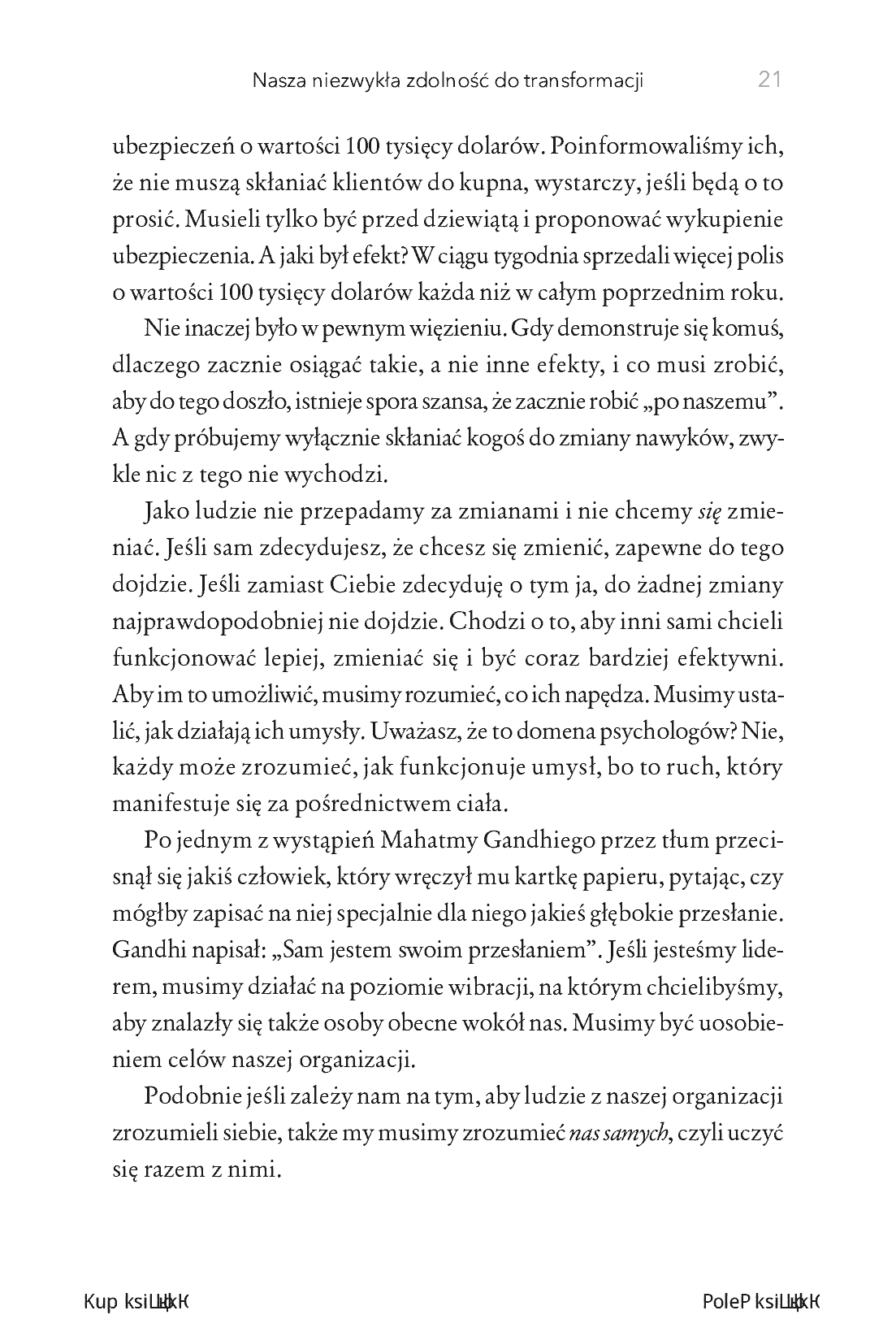 Fragment „Zmień swój paradygmat, a odmienisz swoje życie” — strona 17 z 24