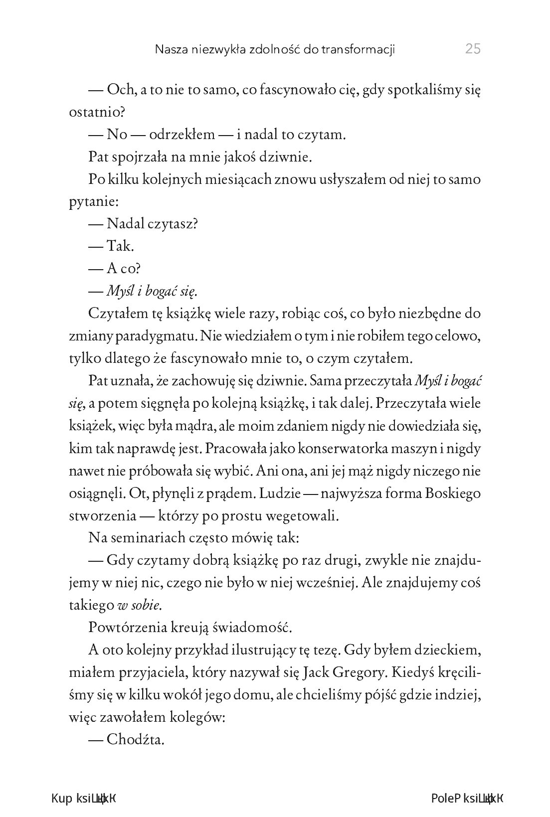 Fragment „Zmień swój paradygmat, a odmienisz swoje życie” — strona 21 z 24