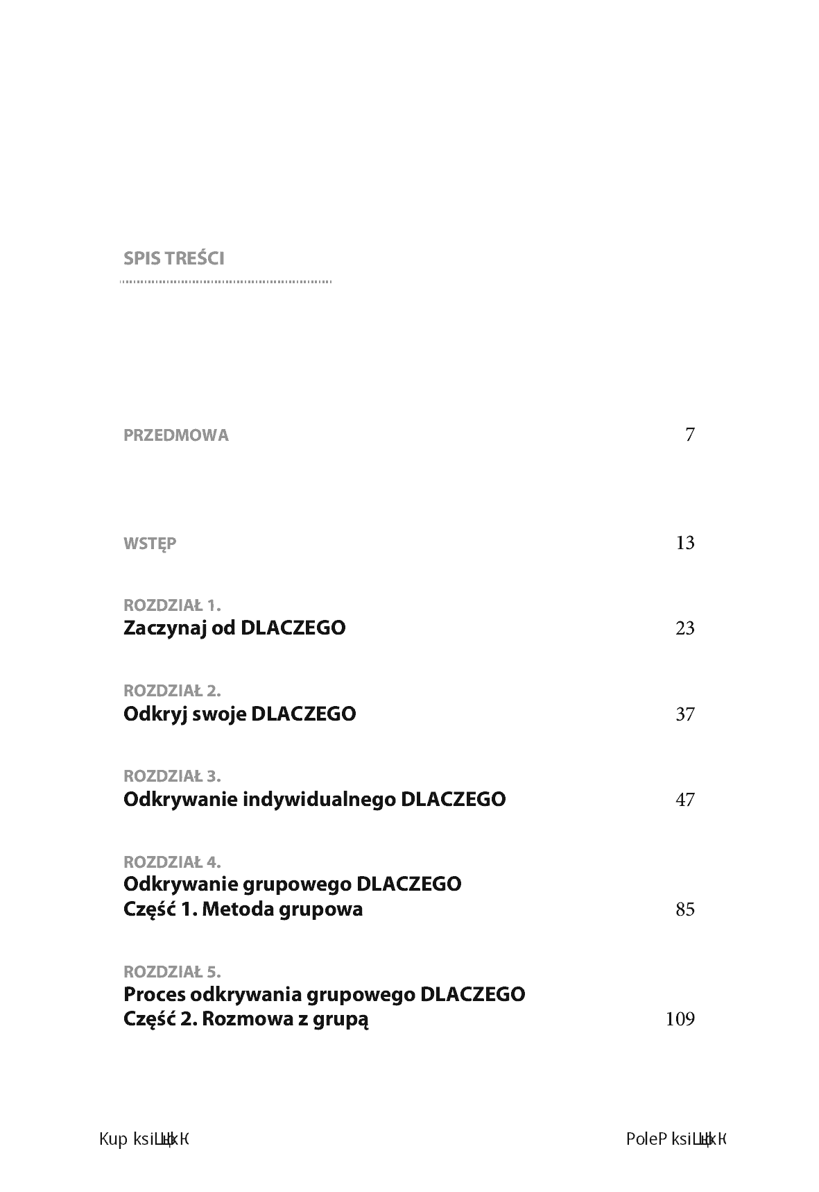 Fragment „Znajdź swoje DLACZEGO. Droga do poczucia spełnienia i wewnętrznej motywacji” — strona 3 z 20