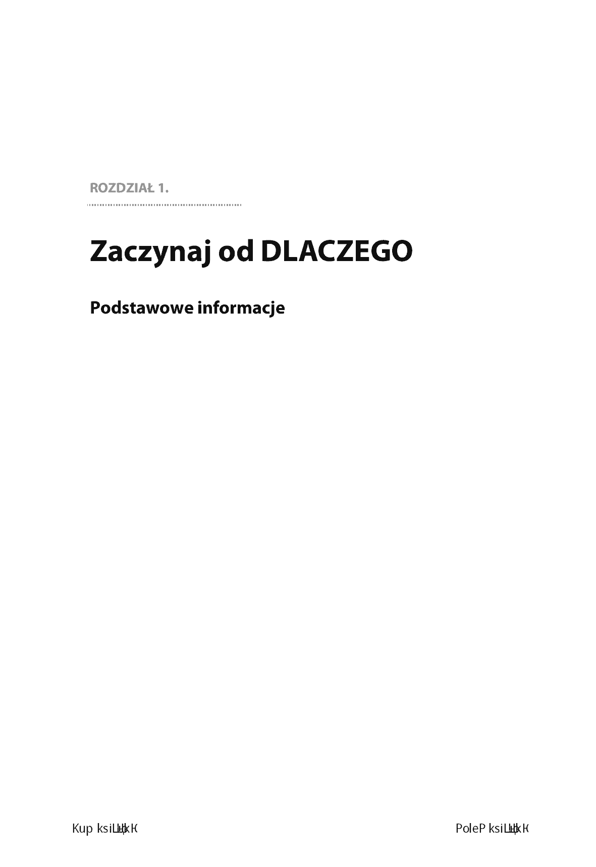 Fragment „Znajdź swoje DLACZEGO. Droga do poczucia spełnienia i wewnętrznej motywacji” — strona 5 z 20