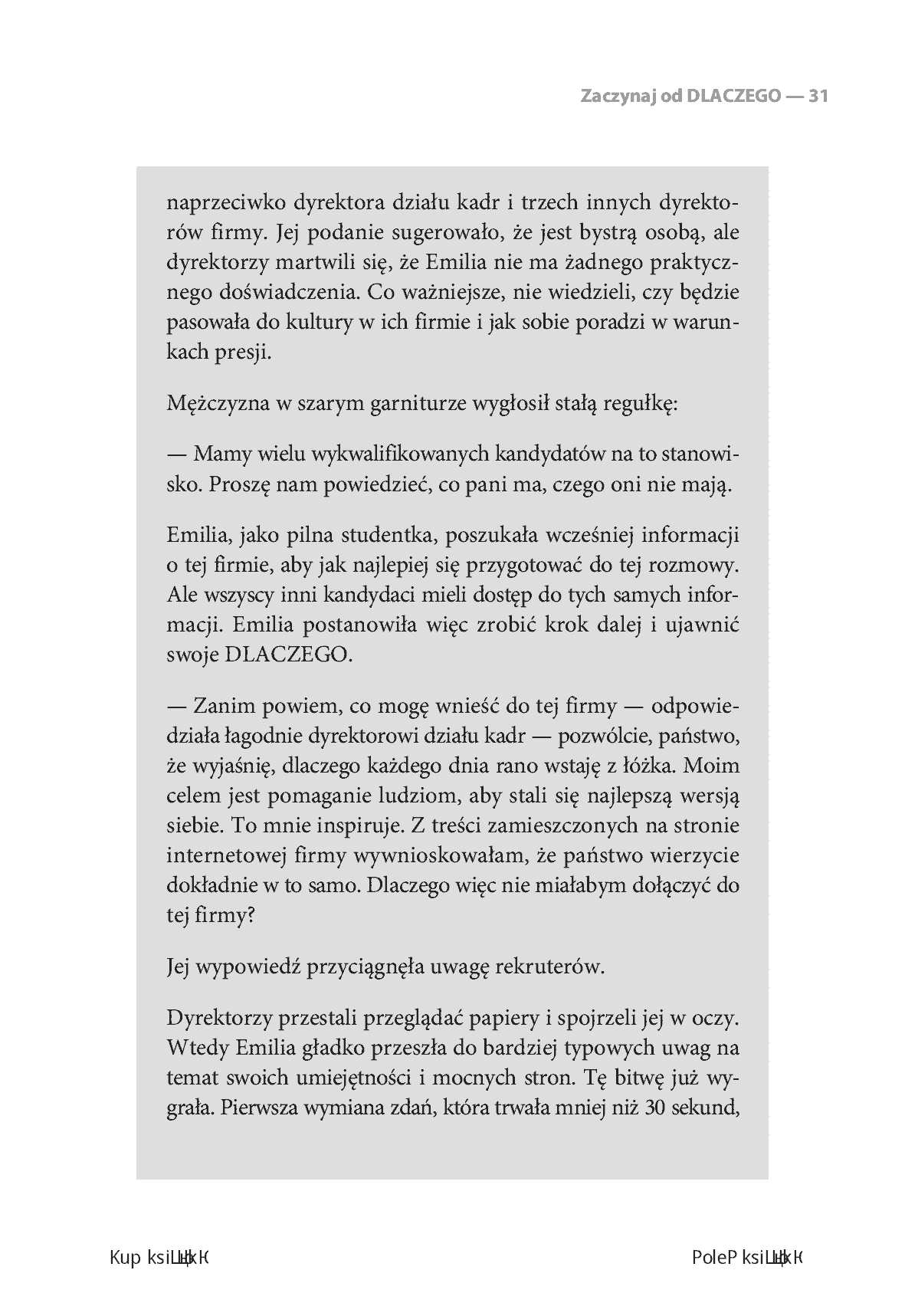 Fragment „Znajdź swoje DLACZEGO. Droga do poczucia spełnienia i wewnętrznej motywacji” — strona 13 z 20