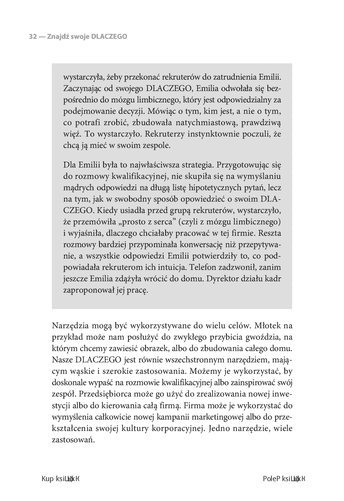 Fragment „Znajdź swoje DLACZEGO. Droga do poczucia spełnienia i wewnętrznej motywacji” — strona 14 z 20