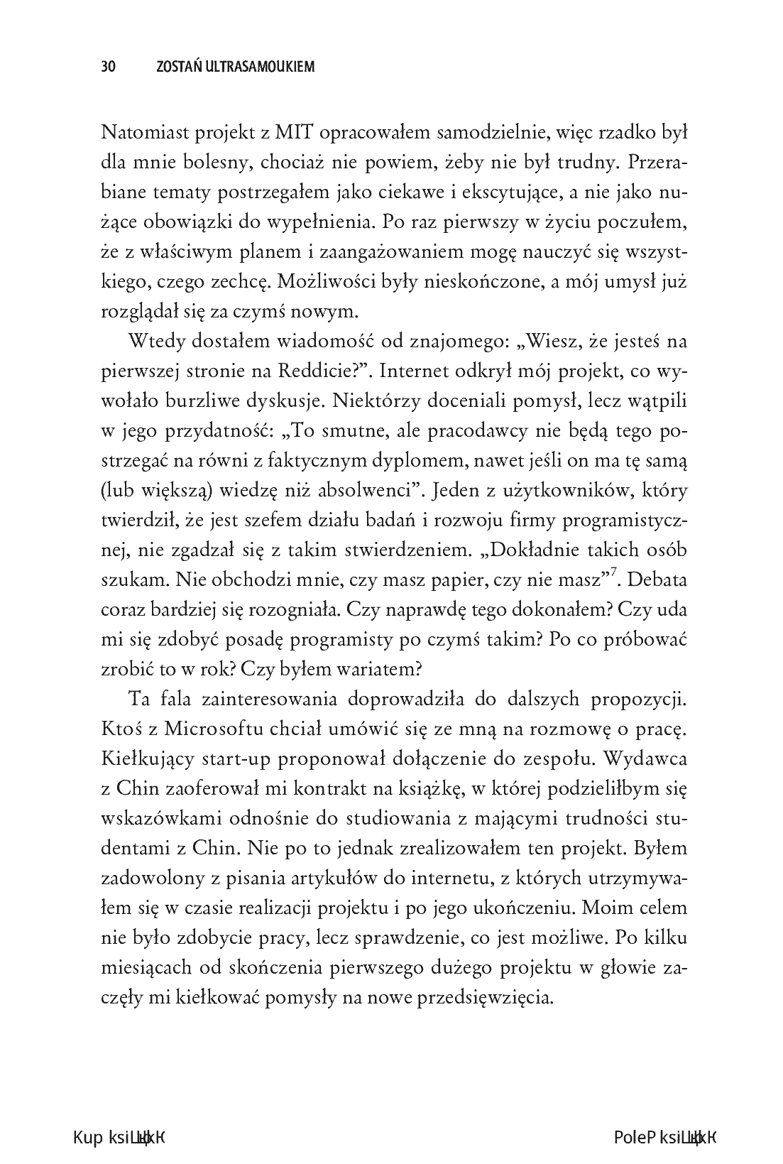 Fragment „Zostań ultrasamoukiem. Jak mistrzowsko opanować twarde umiejętności w zadziwiająco krótkim czasie” — strona 20 z 30