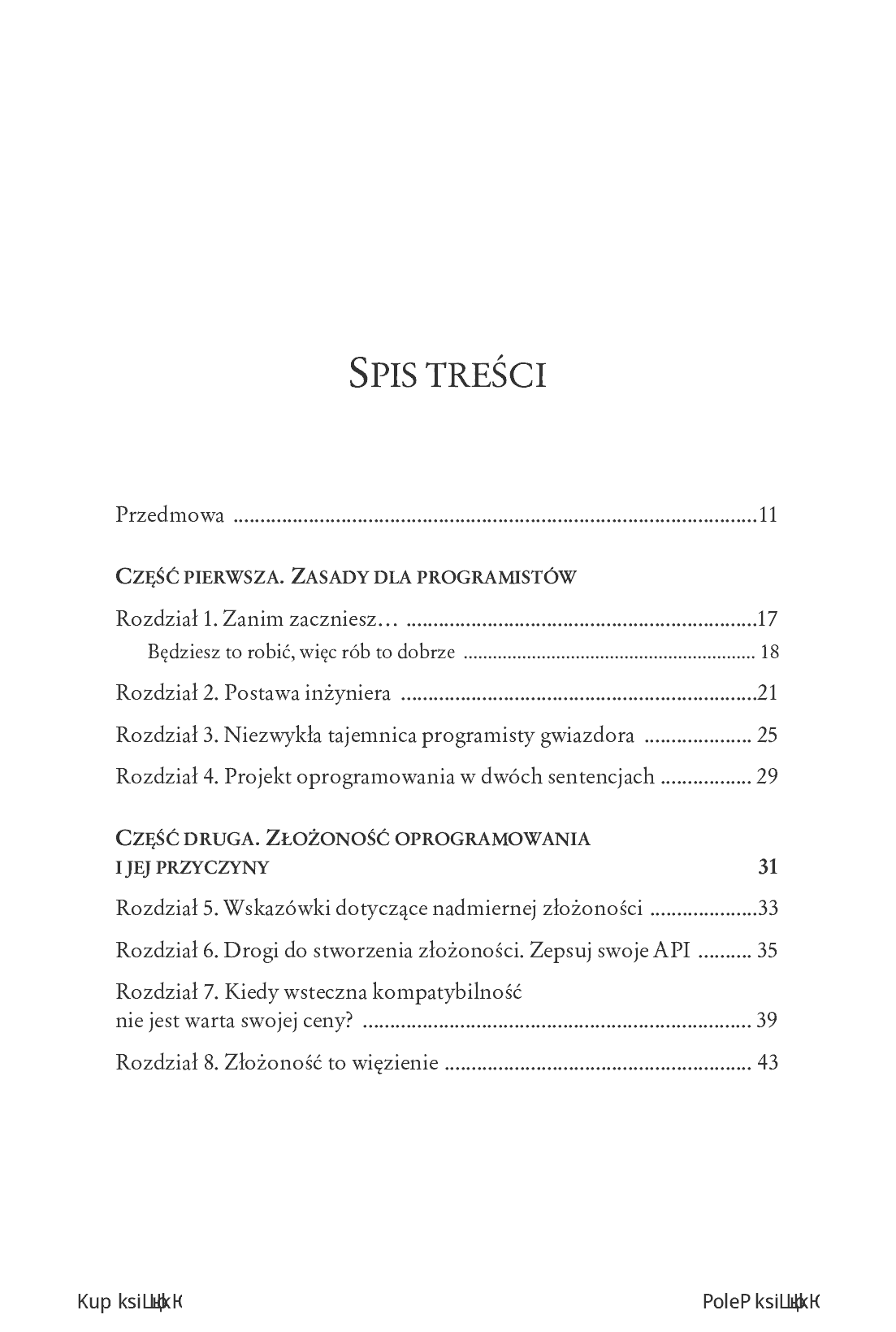 Fragment „Zrozumieć oprogramowanie. O prostocie kodu i doskonaleniu warsztatu programisty” — strona 3 z 18