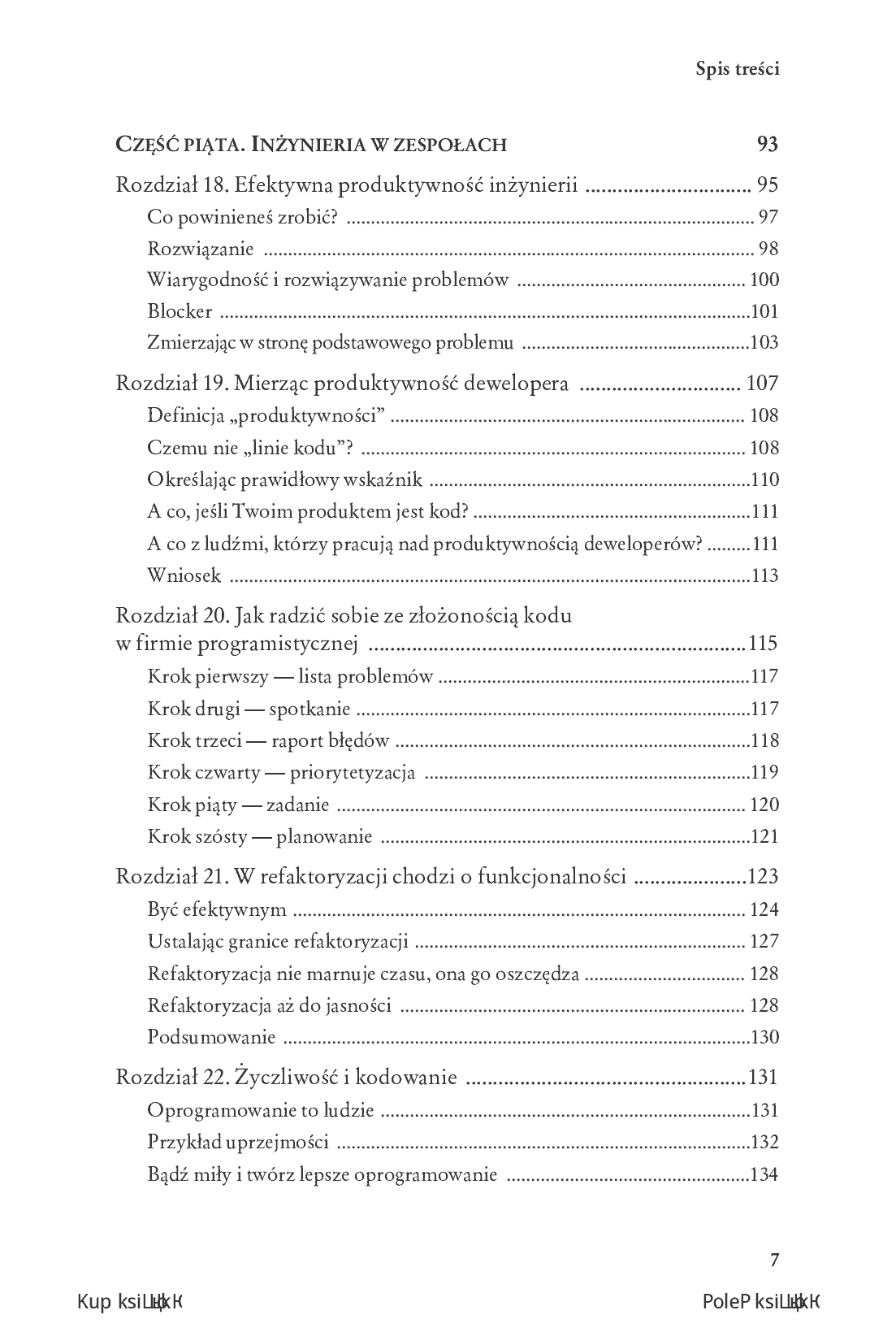 Fragment „Zrozumieć oprogramowanie. O prostocie kodu i doskonaleniu warsztatu programisty” — strona 5 z 18