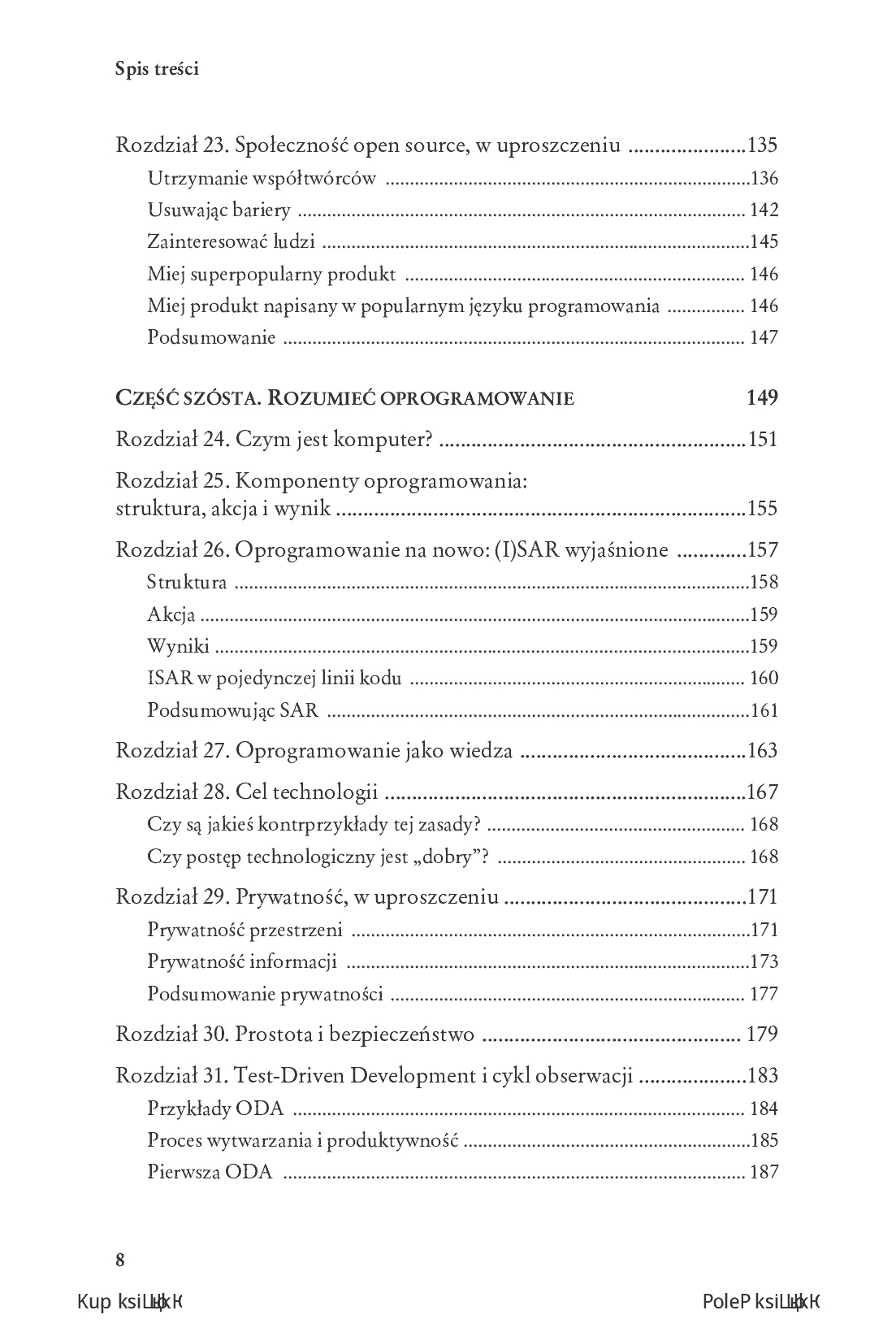 Fragment „Zrozumieć oprogramowanie. O prostocie kodu i doskonaleniu warsztatu programisty” — strona 6 z 18