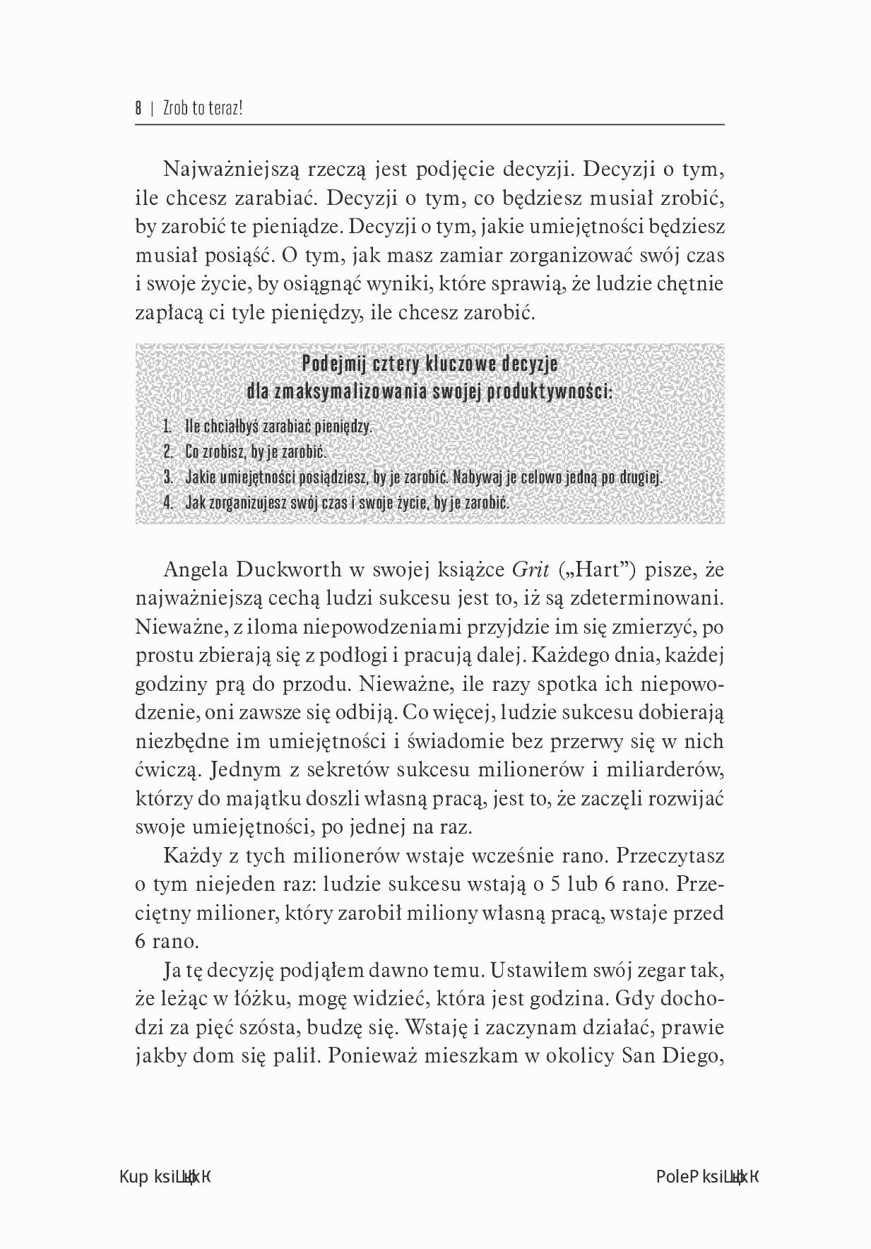 Fragment „Zrób to teraz! Przejmij kontrolę nad swoim czasem i życiem. Wydanie II” — strona 12 z 30