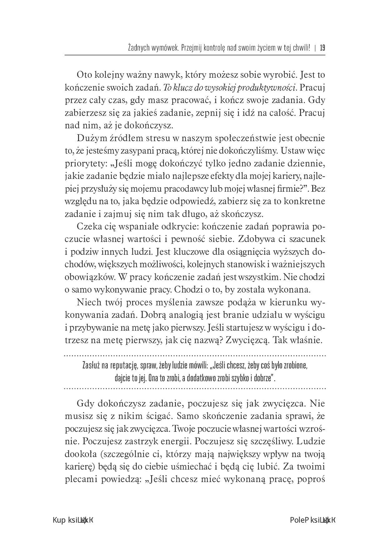 Fragment „Zrób to teraz! Przejmij kontrolę nad swoim czasem i życiem. Wydanie II” — strona 23 z 30