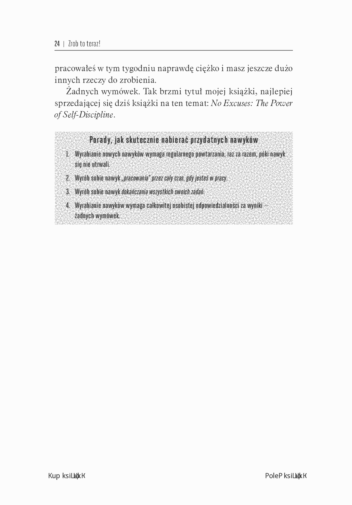 Fragment „Zrób to teraz! Przejmij kontrolę nad swoim czasem i życiem. Wydanie II” — strona 28 z 30