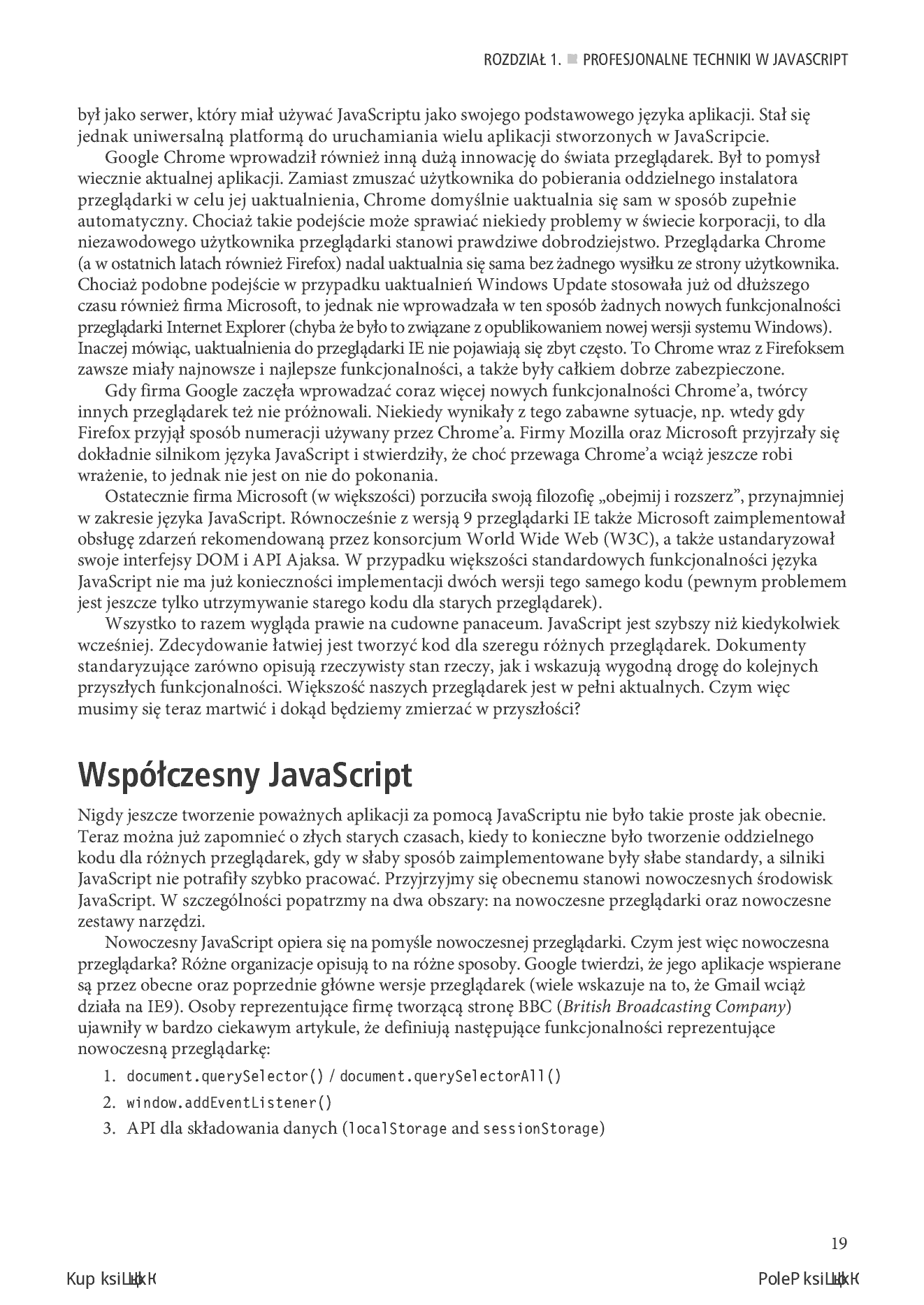Fragment „Zaawansowane techniki języka JavaScript. Wydanie II” — strona 11 z 24