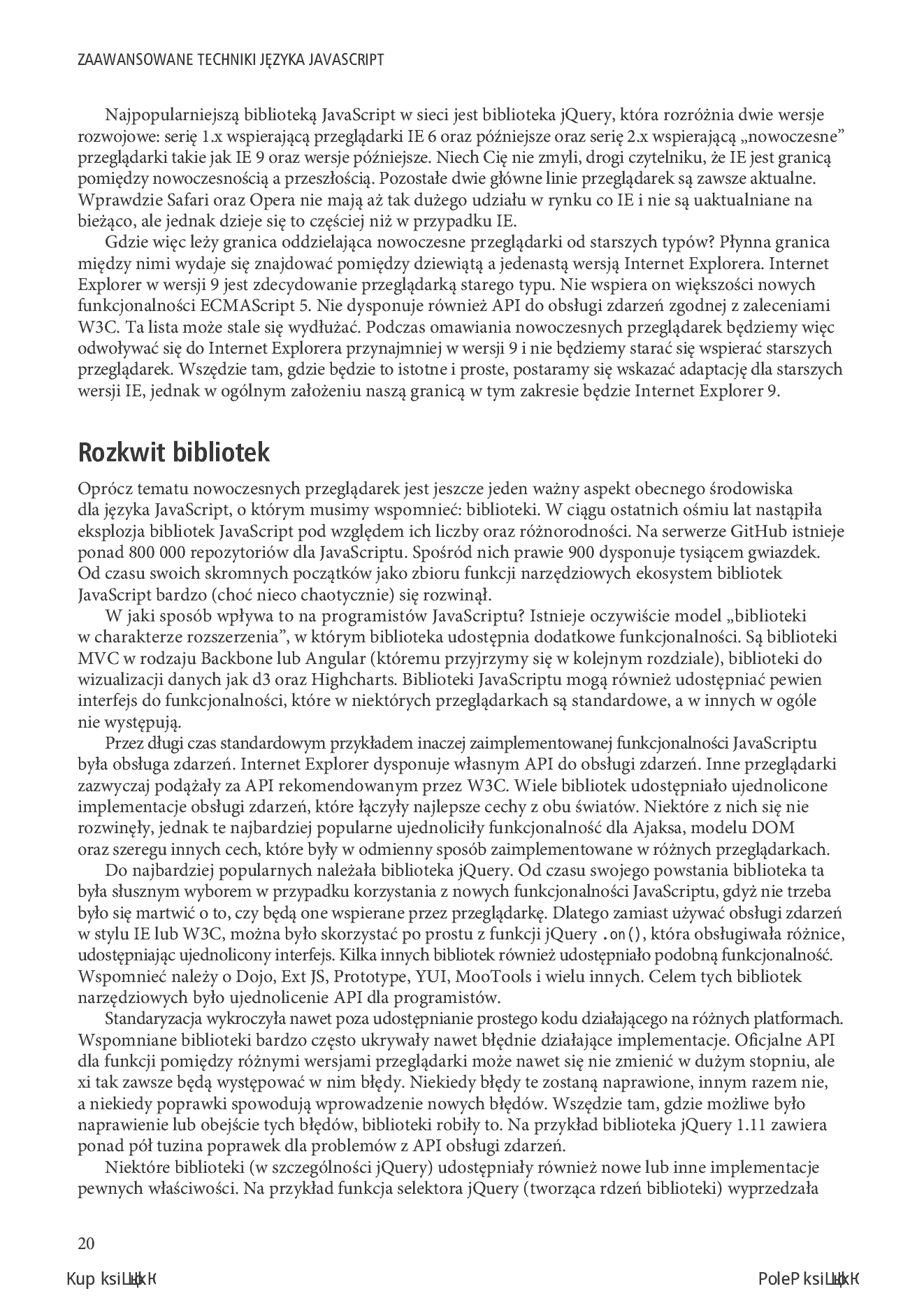 Fragment „Zaawansowane techniki języka JavaScript. Wydanie II” — strona 12 z 24