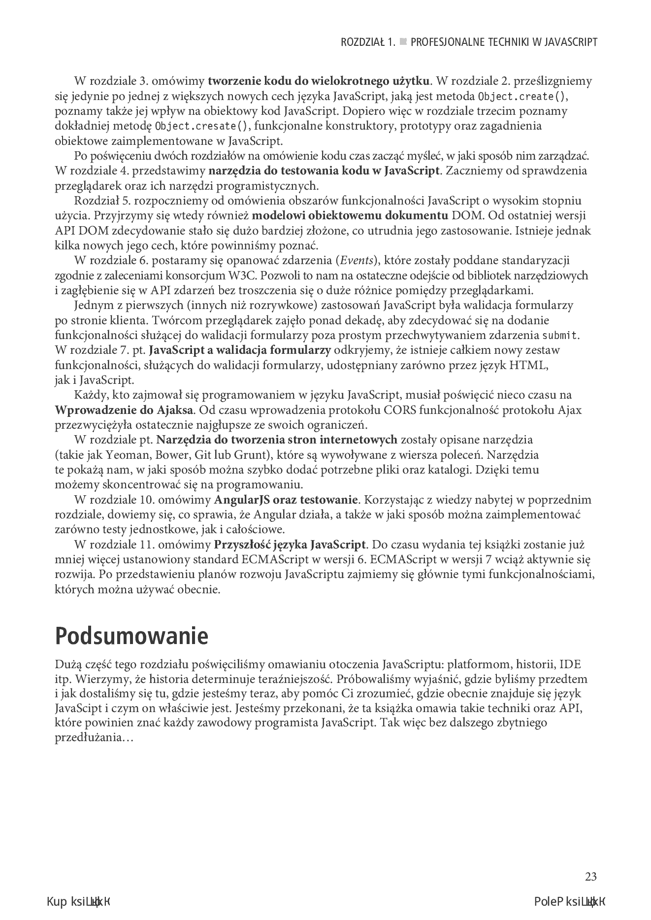 Fragment „Zaawansowane techniki języka JavaScript. Wydanie II” — strona 15 z 24