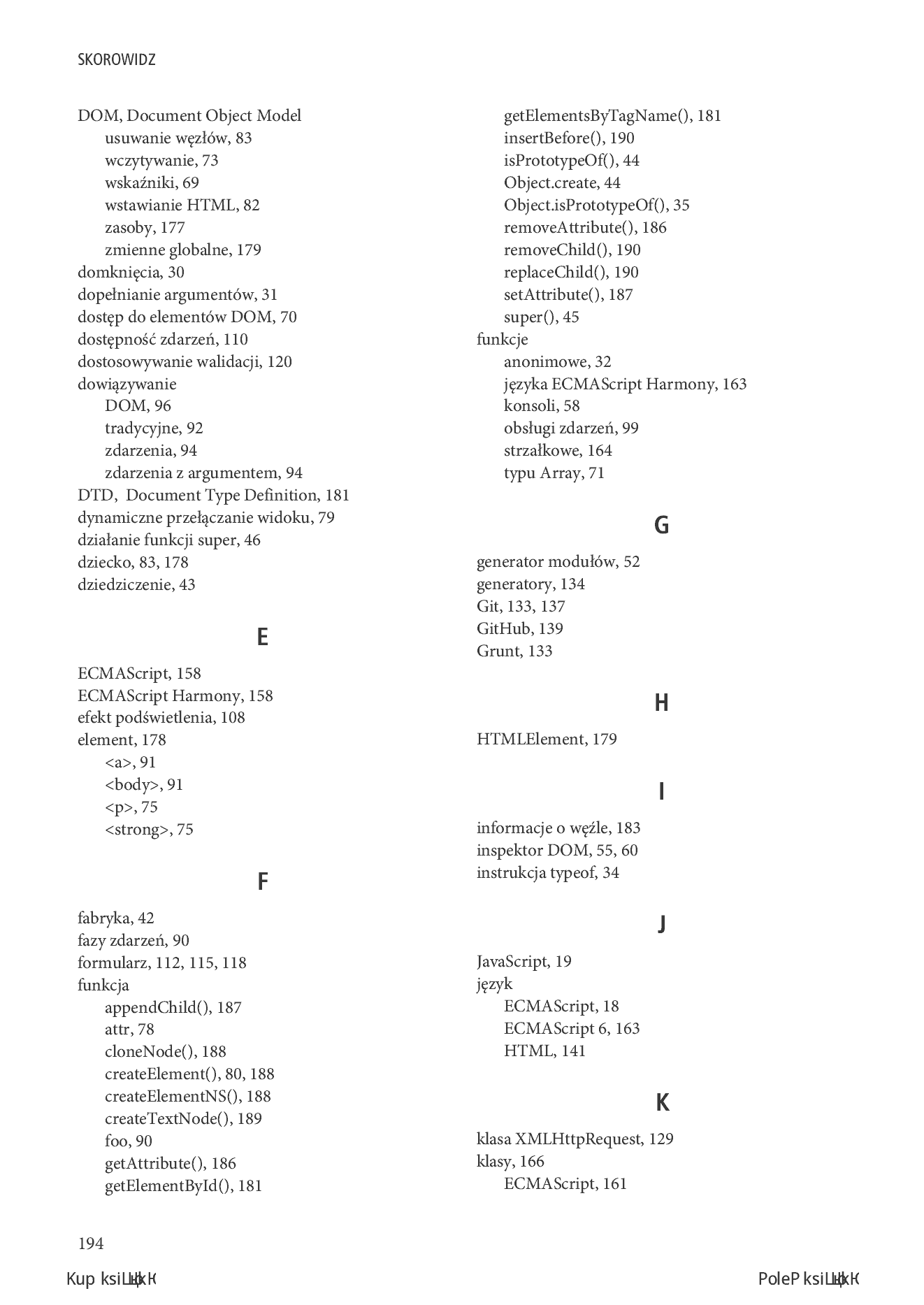 Fragment „Zaawansowane techniki języka JavaScript. Wydanie II” — strona 18 z 24