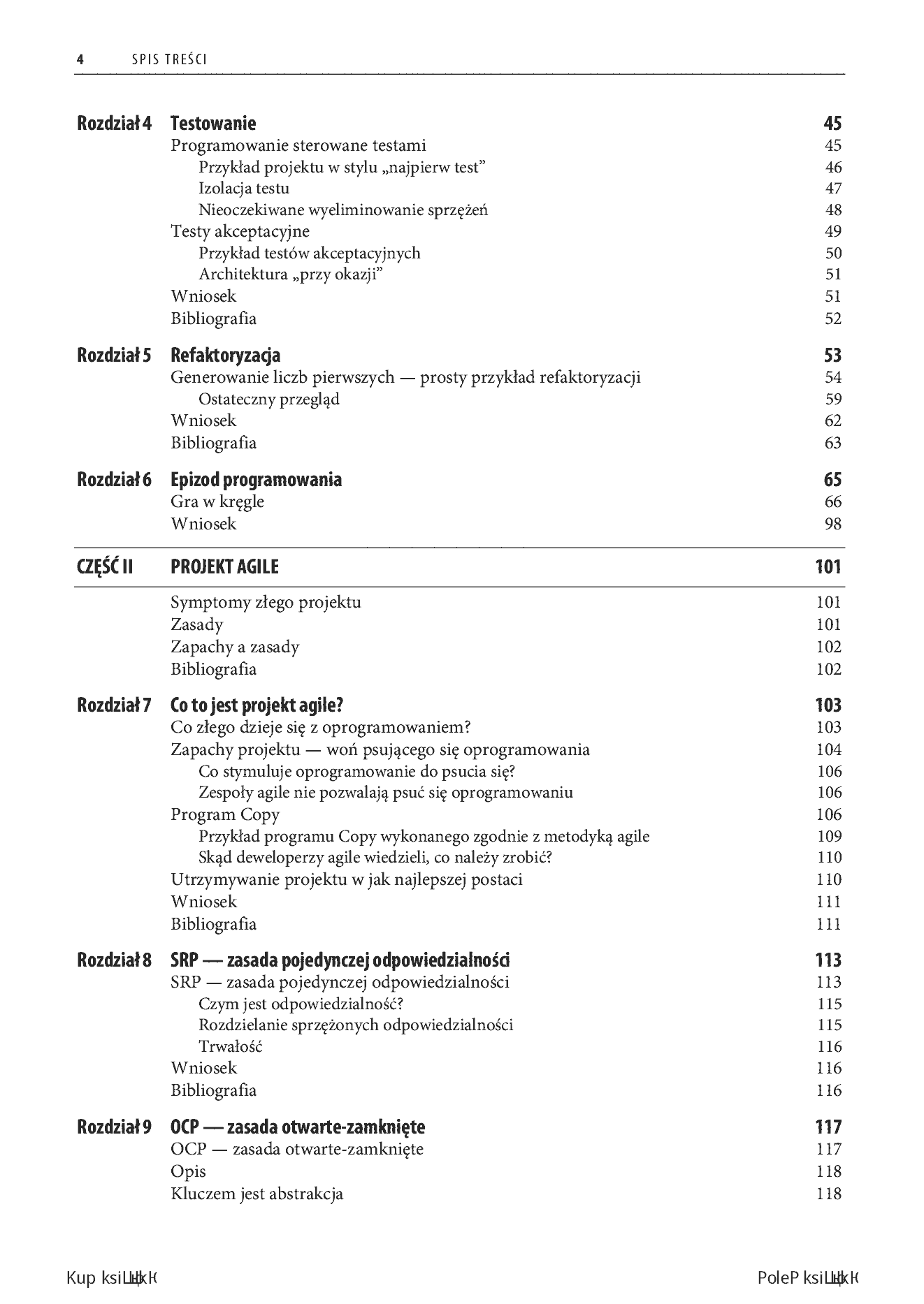 Fragment „Zwinne wytwarzanie oprogramowania. Najlepsze zasady, wzorce i praktyki” — strona 4 z 30